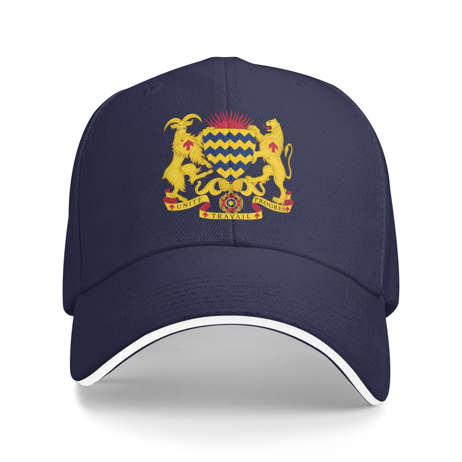 coat of arms for chad baseball cap support chad emblem chadian trucker dad hat for men women