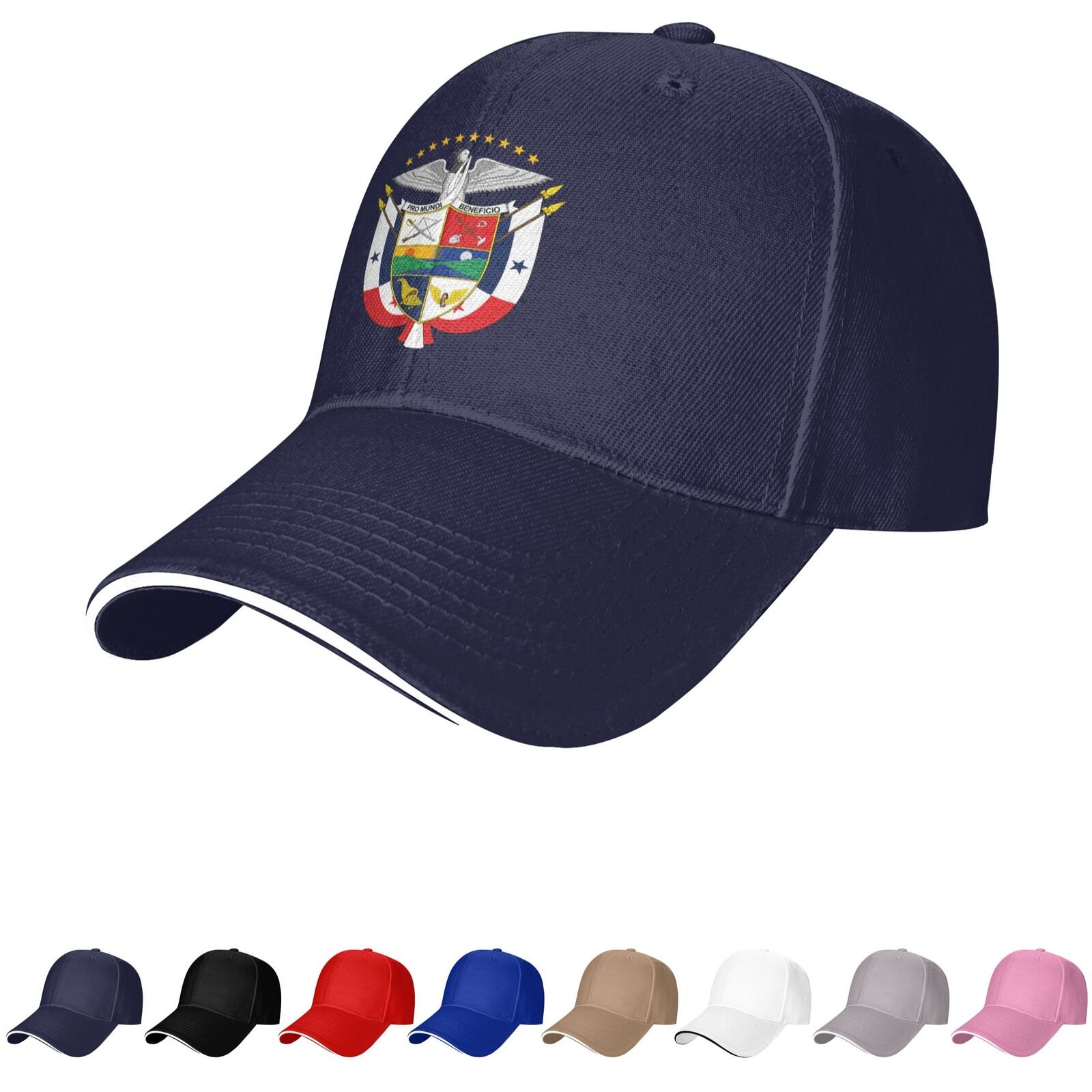 panama emblem hat panamanian caps for men women coat of arms of panama baseball cap trucker dad hat