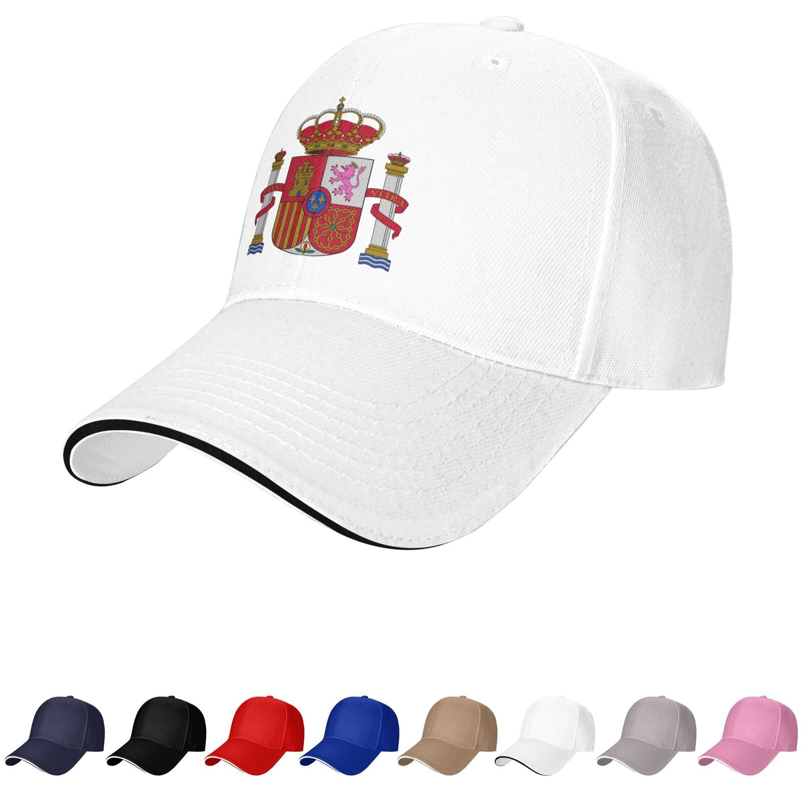 spain emblem hat spanish caps for men women coat of arms of spain baseball cap trucker dad hat