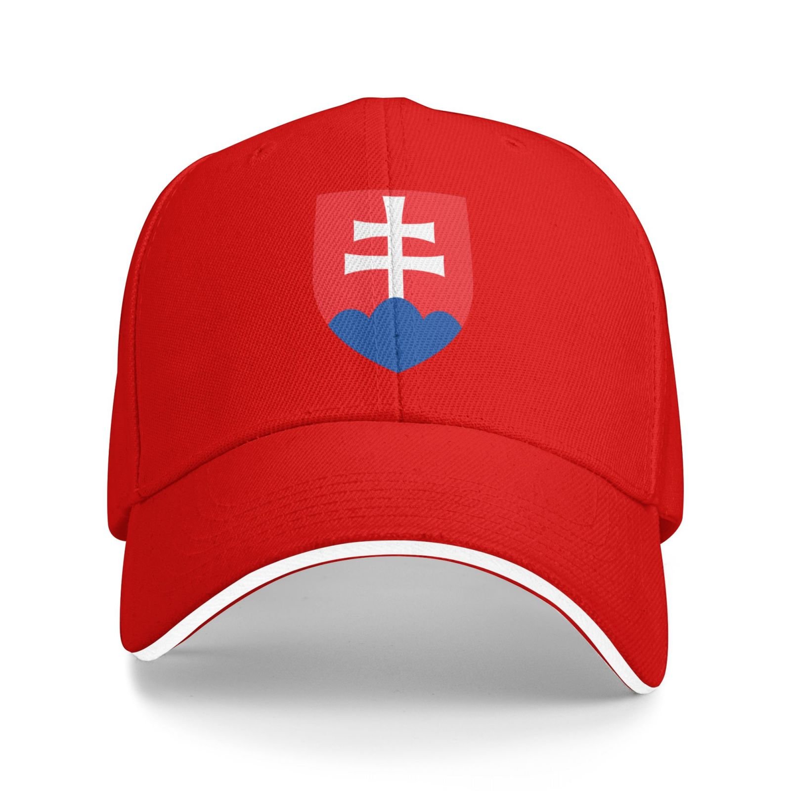 slovakia national emblem hat support slovakia coat of arms baseball cap slovakian hat for women men adjustable hat