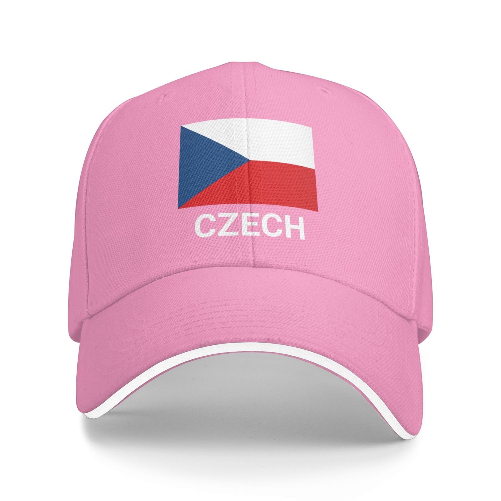support czech flag hat caps for men women i stand with czech baseball cap trucker hat