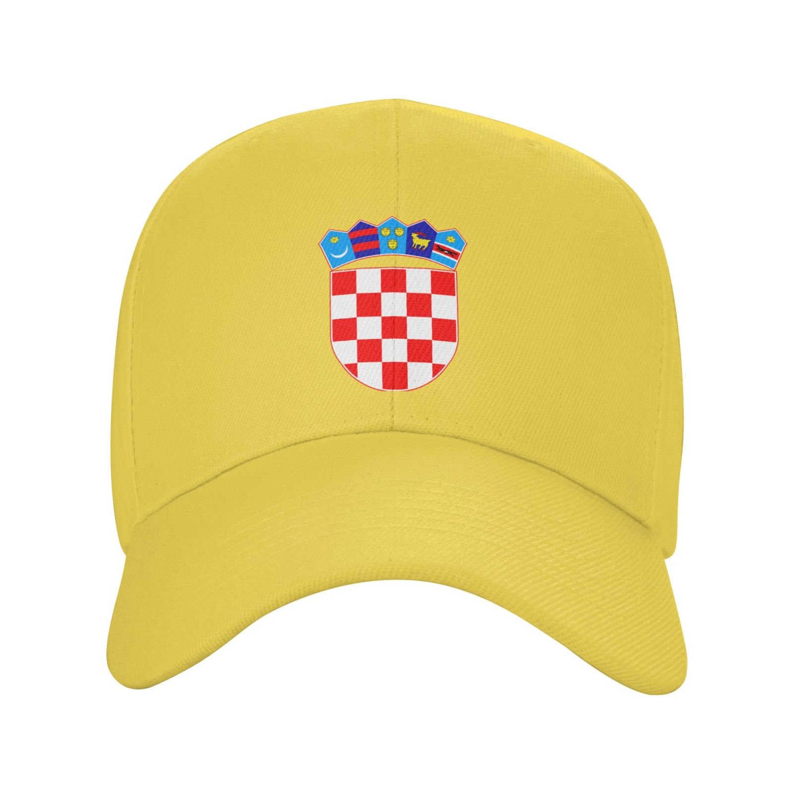 (croatia) hat for men women coat of arms of (croatia) baseball cap adjustable trucker dad hats