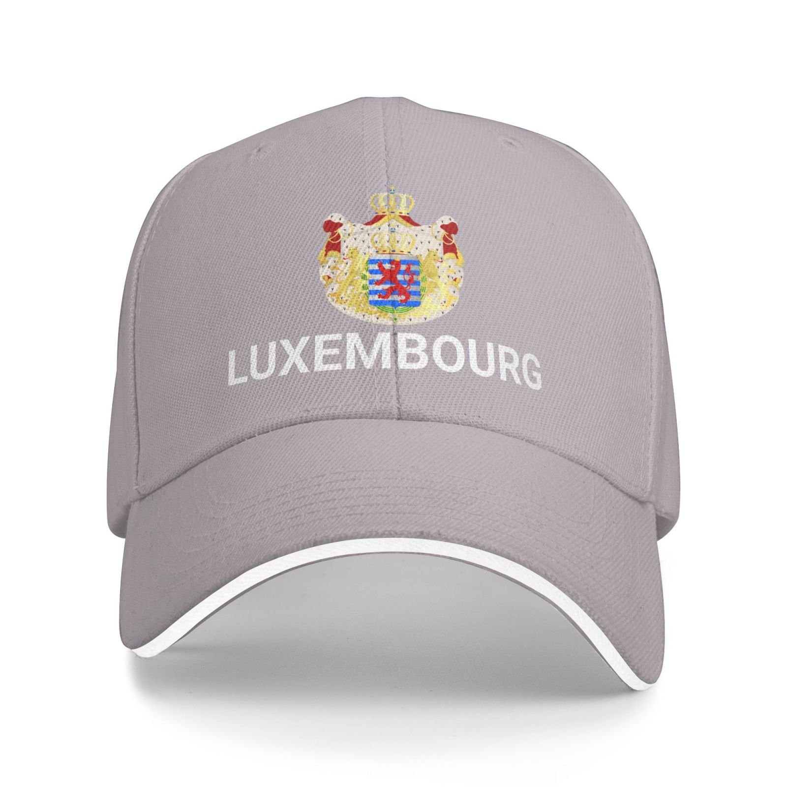 support luxembourg hat luxembourgian caps for men women i stand with luxembourg emblem coat of arms baseball cap