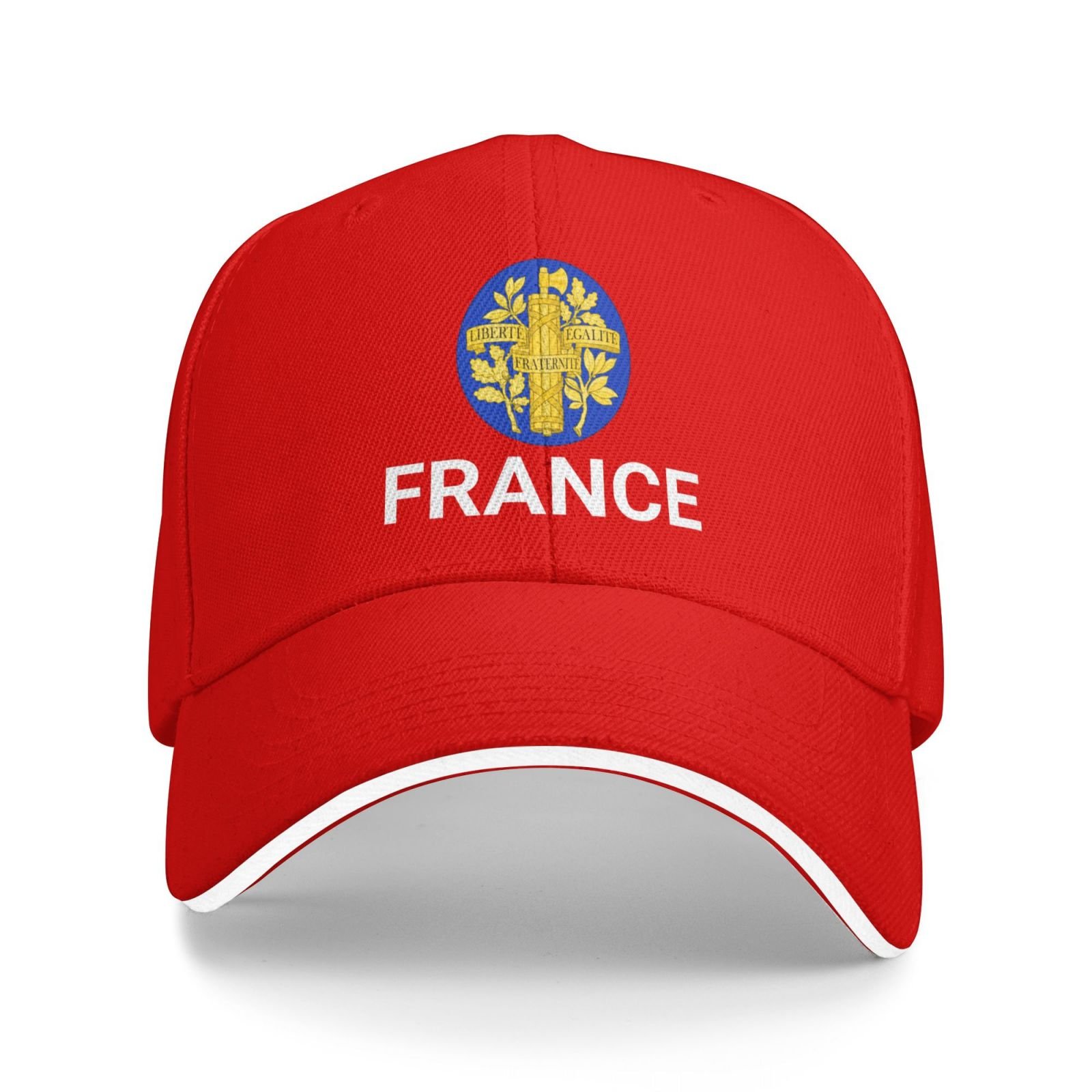 support france hat french caps for men women i stand with france emblem coat of arms baseball cap