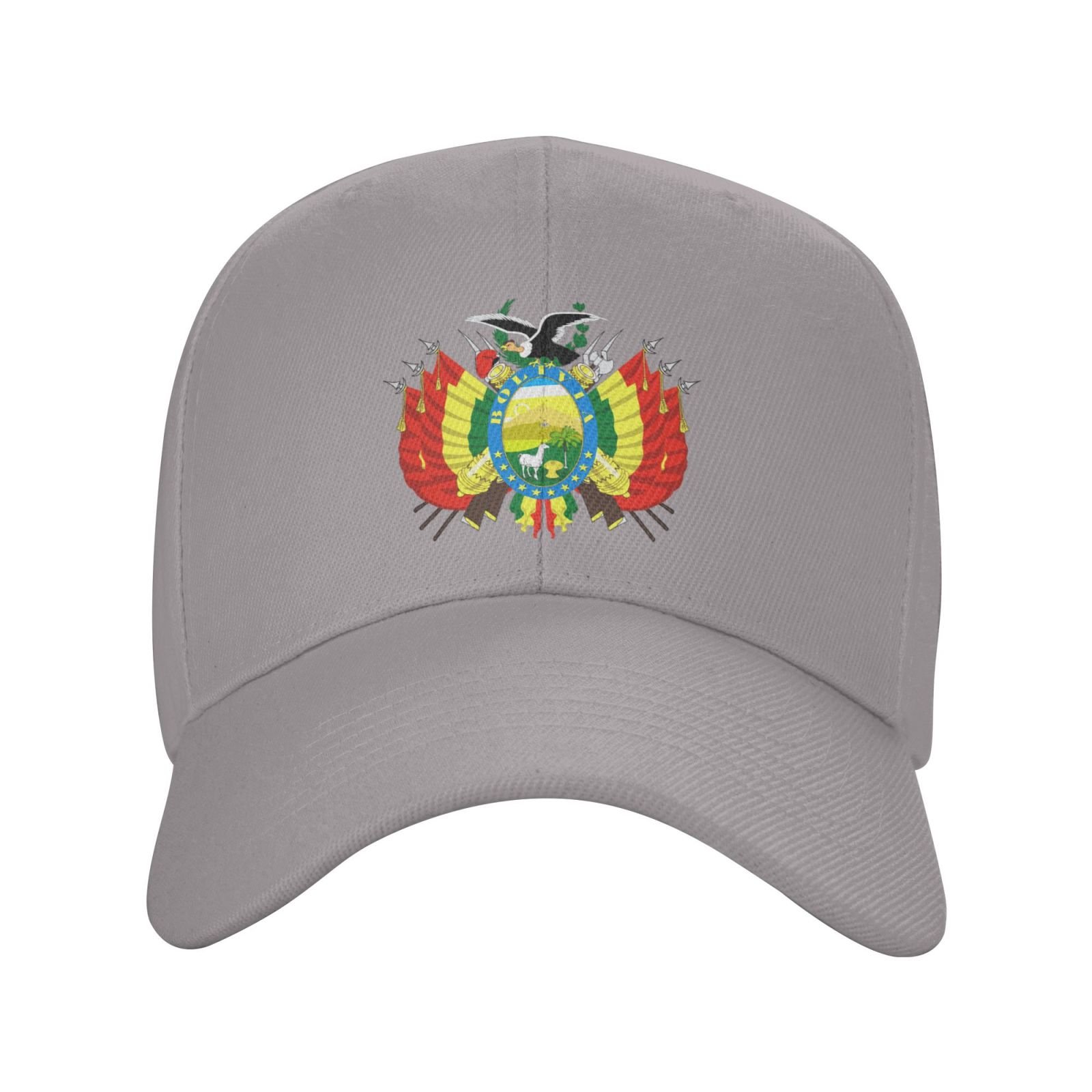 bolivia hat for men women coat of arms of bolivia baseball cap adjustable trucker dad hats