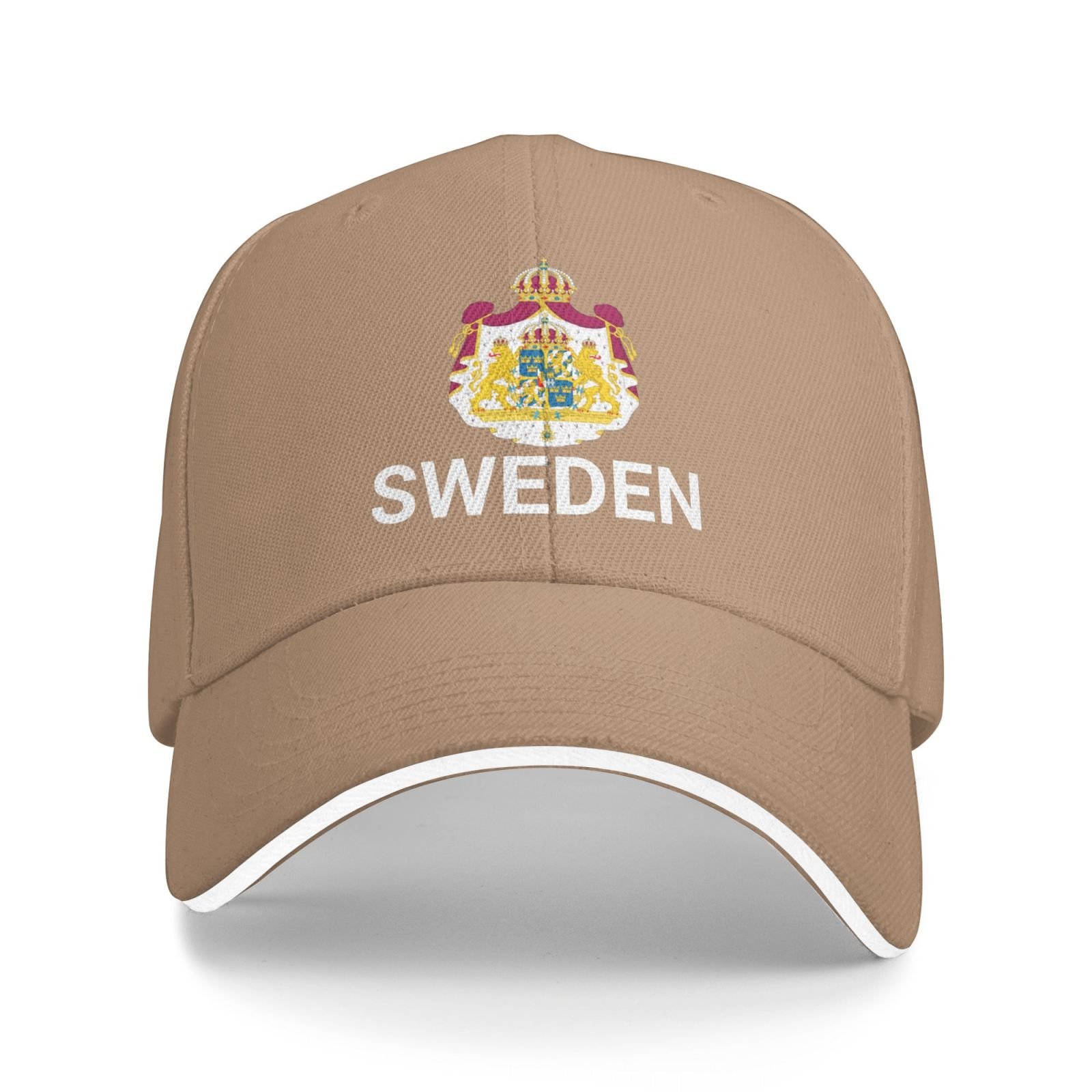 support sweden hat swedes caps for men women i stand with sweden emblem coat of arms baseball cap