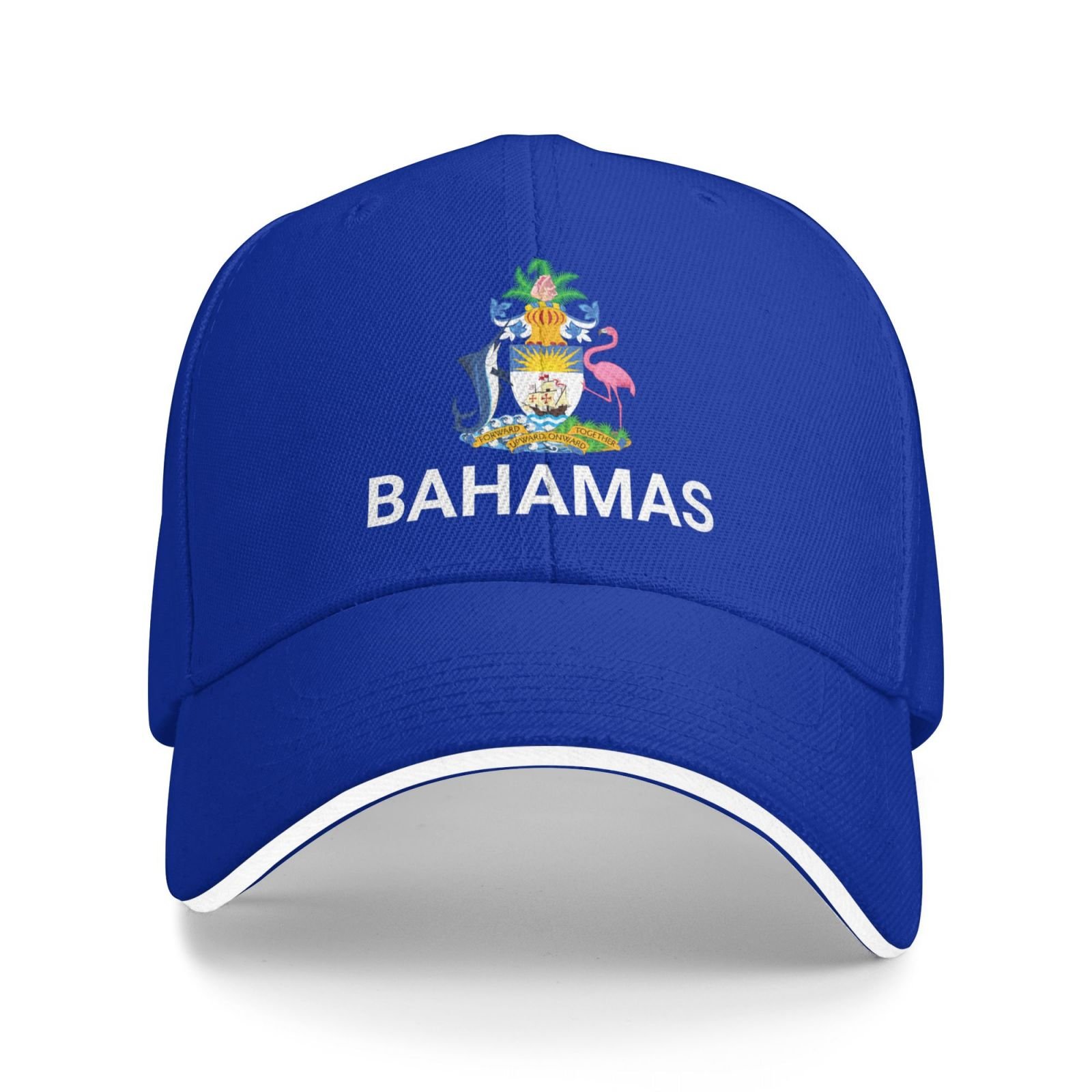 support bahamas hat bahamian caps for men women i stand with bahamas emblem coat of arms baseball cap