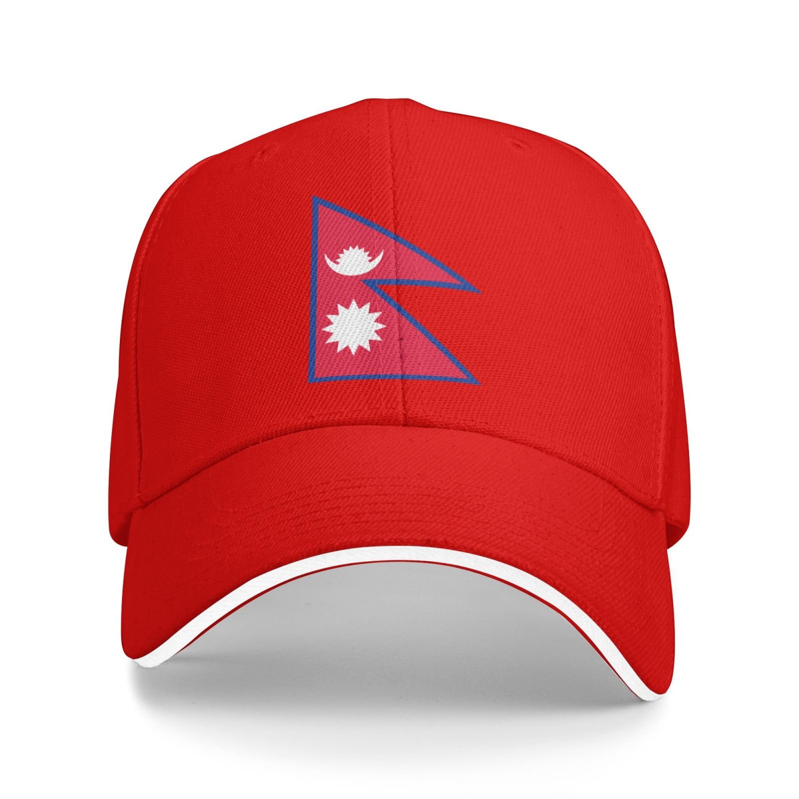 flag of nepal baseball cap stand with nepal hat support nepalese trucker dad hat for men women