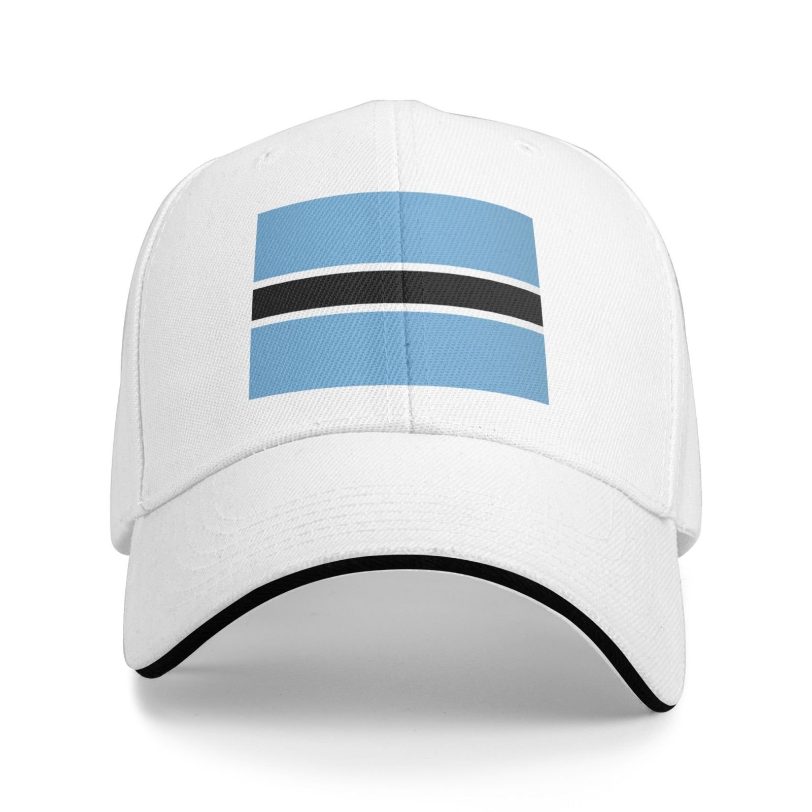 flag of botswana baseball cap stand with botswana hat support botswanan trucker dad hat for men women