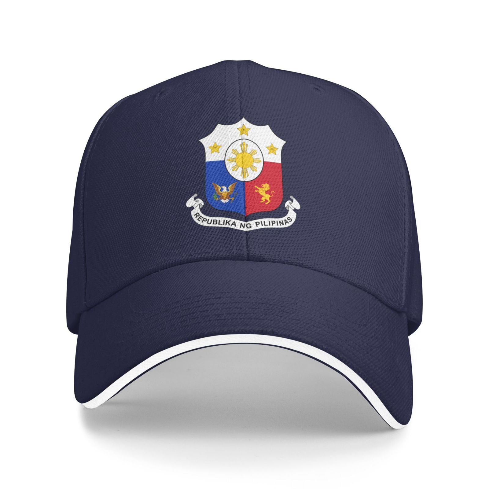 philippines national emblem hat support philippines coat of arms baseball cap filipino hat for women men adjustable hat