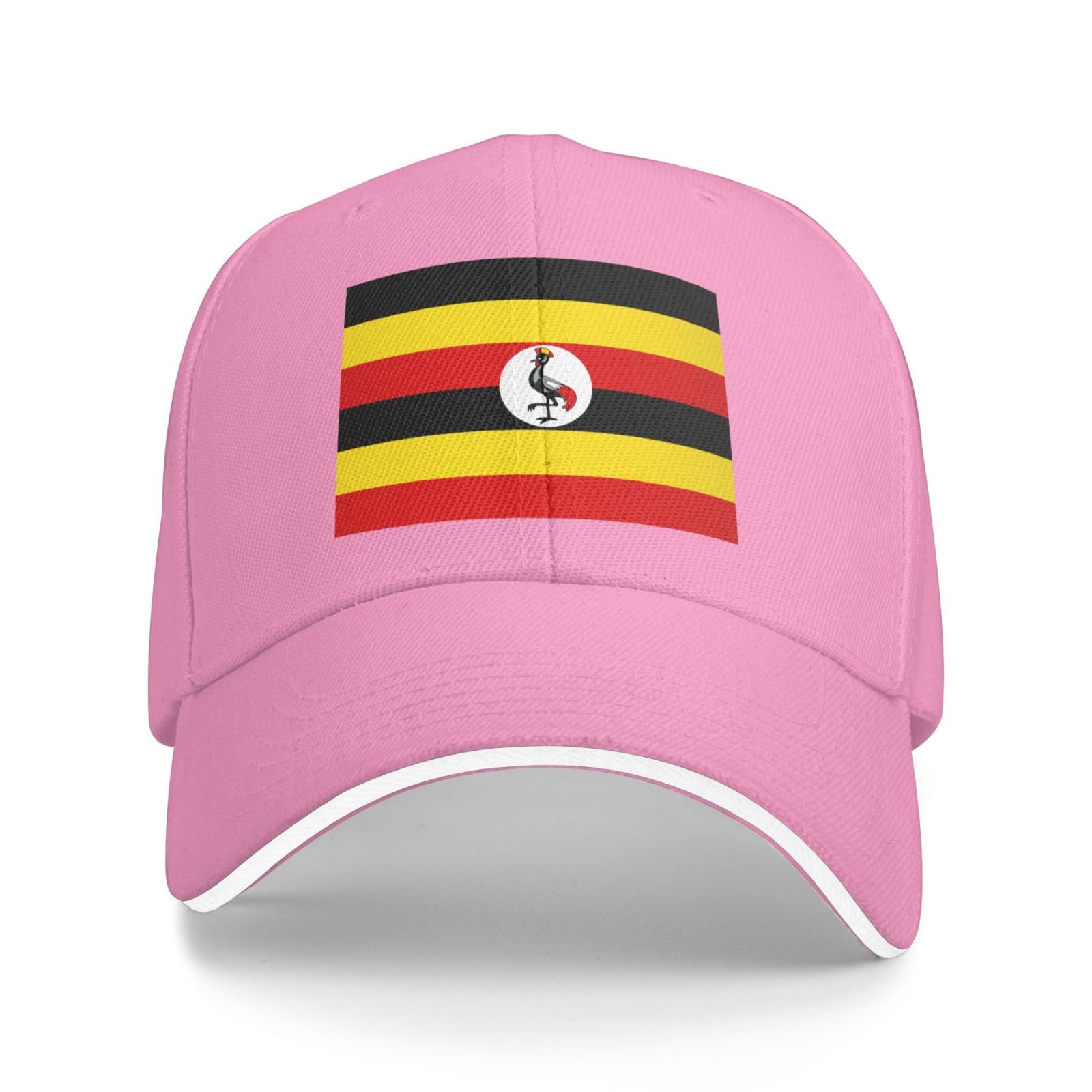 flag of uganda baseball cap stand with uganda hat support ugandan trucker dad hat for men women
