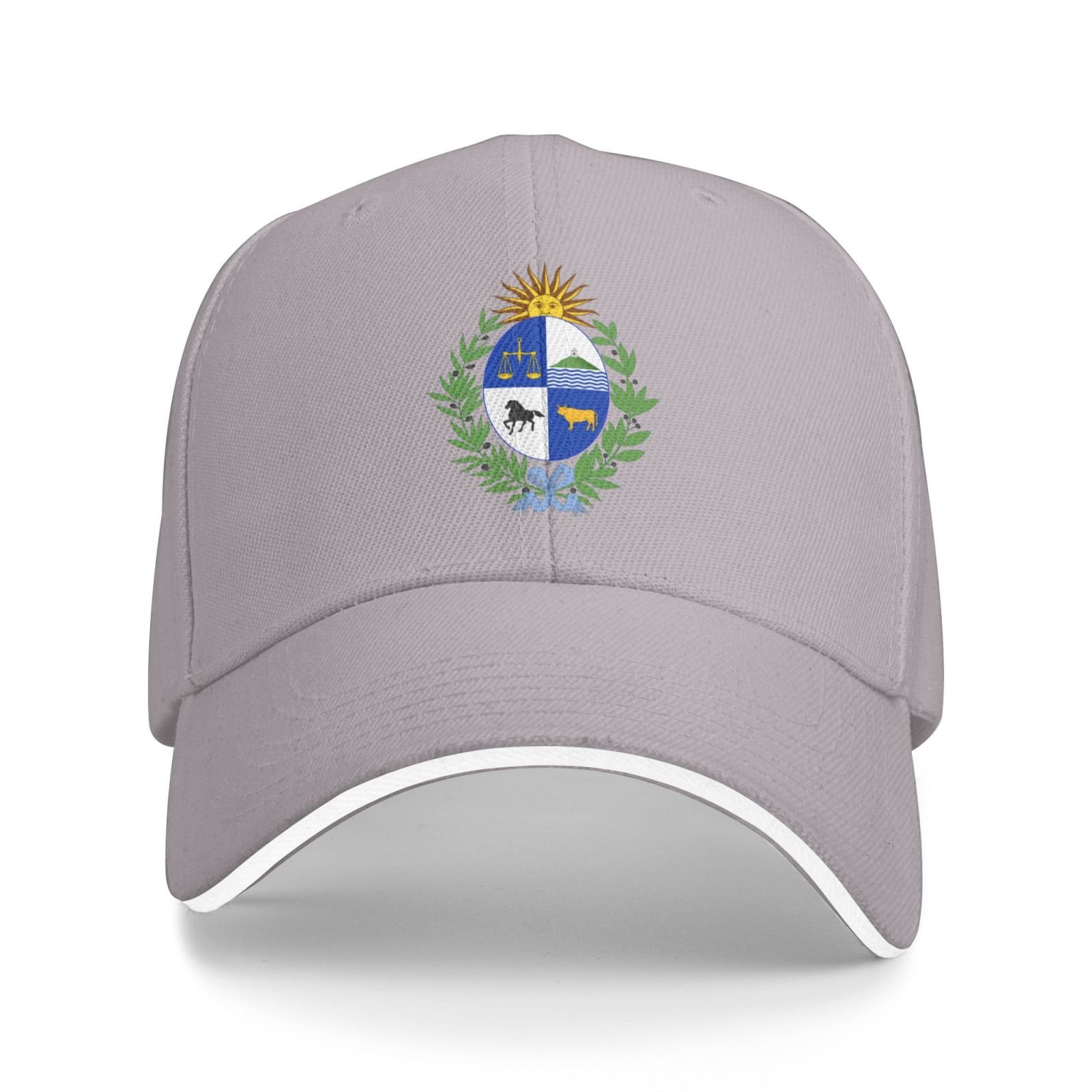 uruguay national emblem hat support uruguay coat of arms baseball cap uruguayan hat for women men adjustable hat