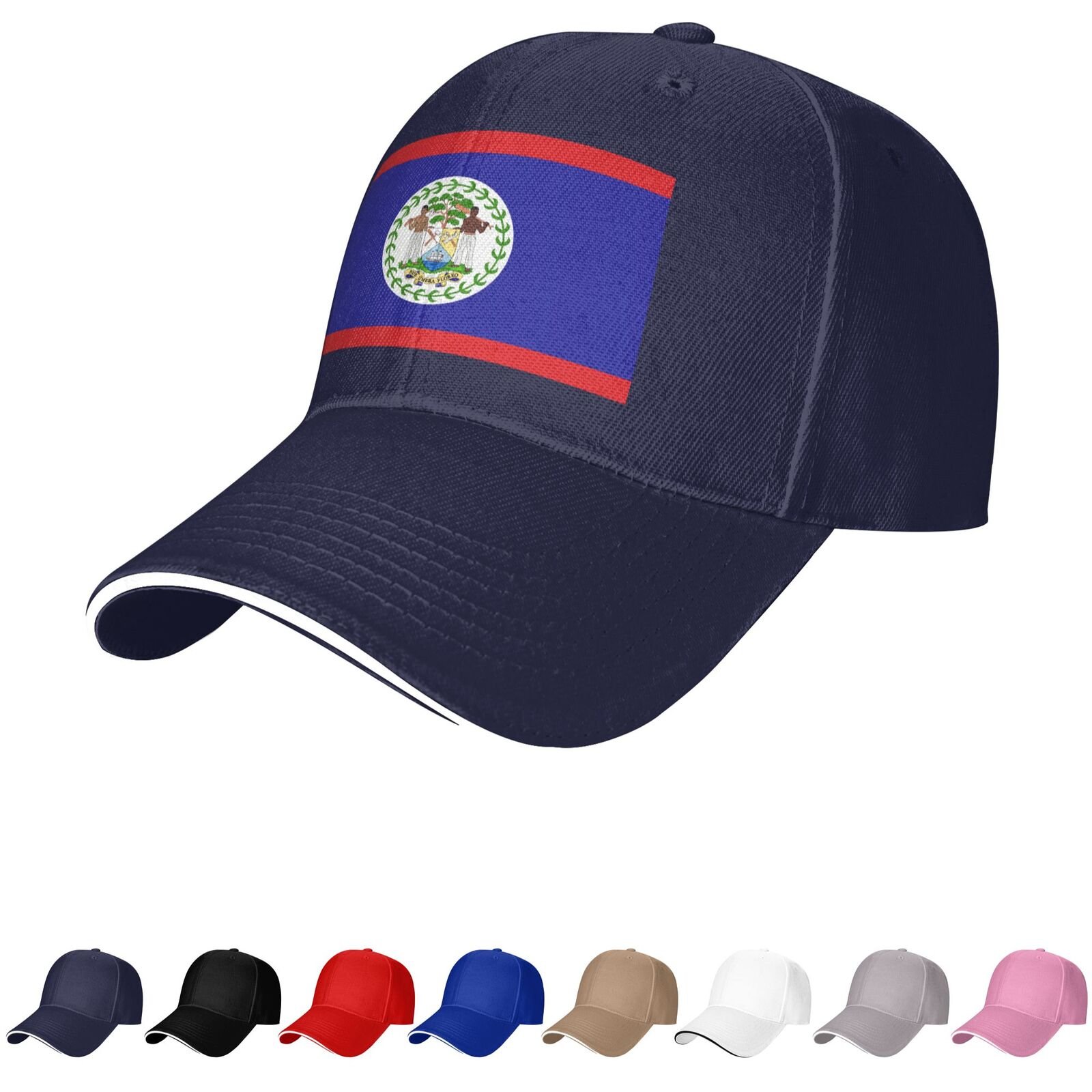 belize flag hat belizean caps for men women flag of belize baseball cap trucker dad hat