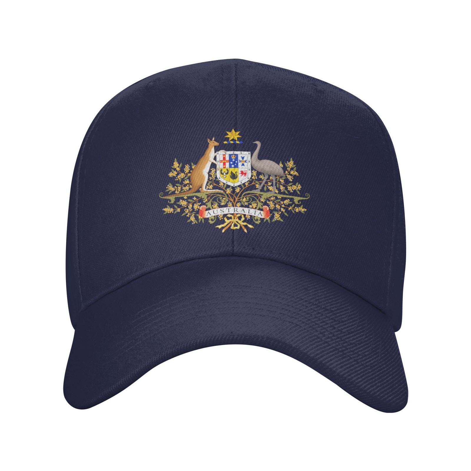 australia hat for men women coat of arms of australia baseball cap adjustable trucker dad hats