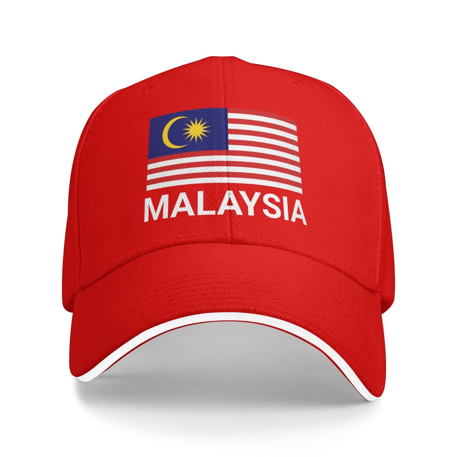 support malaysia flag hat malaysian caps for men women i stand with malaysia baseball cap trucker hat