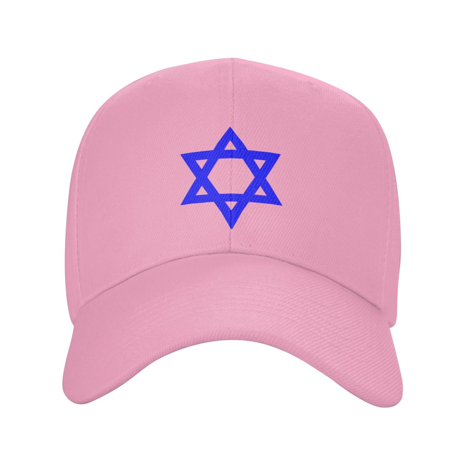 blue star of david hat for men women blue star of david baseball cap adjustable trucker dad hats