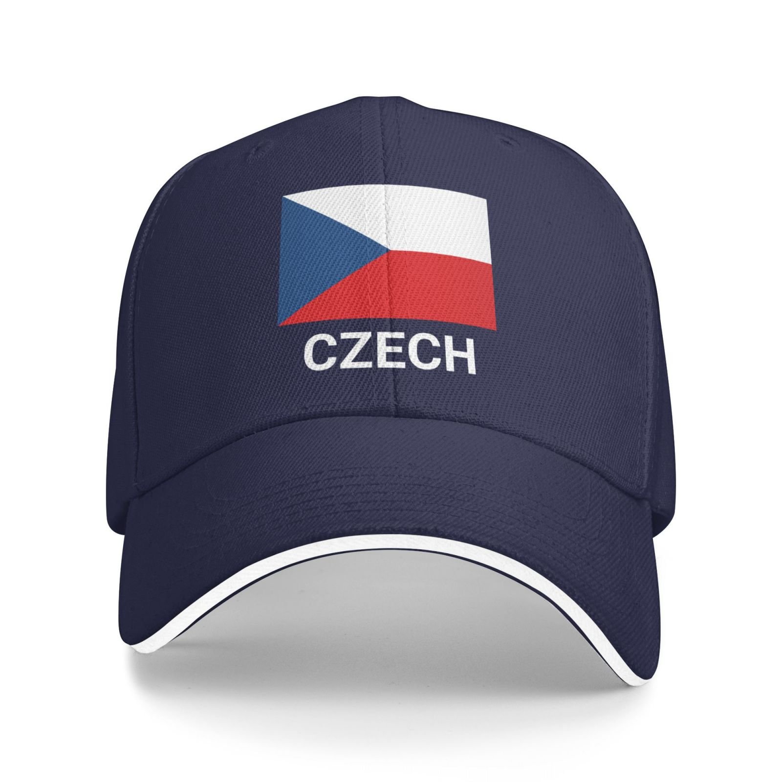 support czech flag hat caps for men women i stand with czech baseball cap trucker hat
