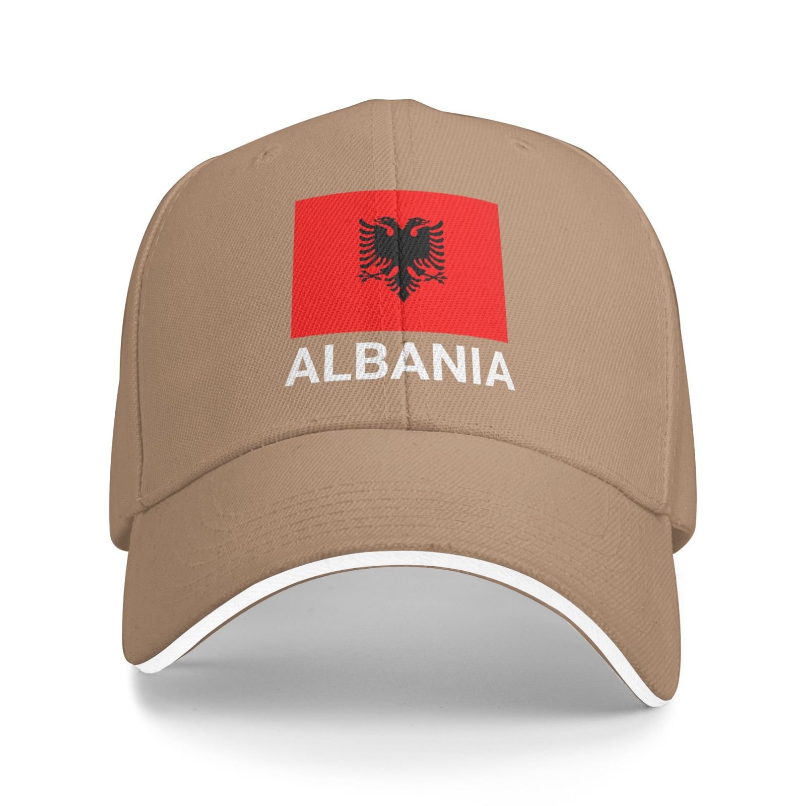 support albania flag hat albanian caps for men women i stand with albania baseball cap trucker hat