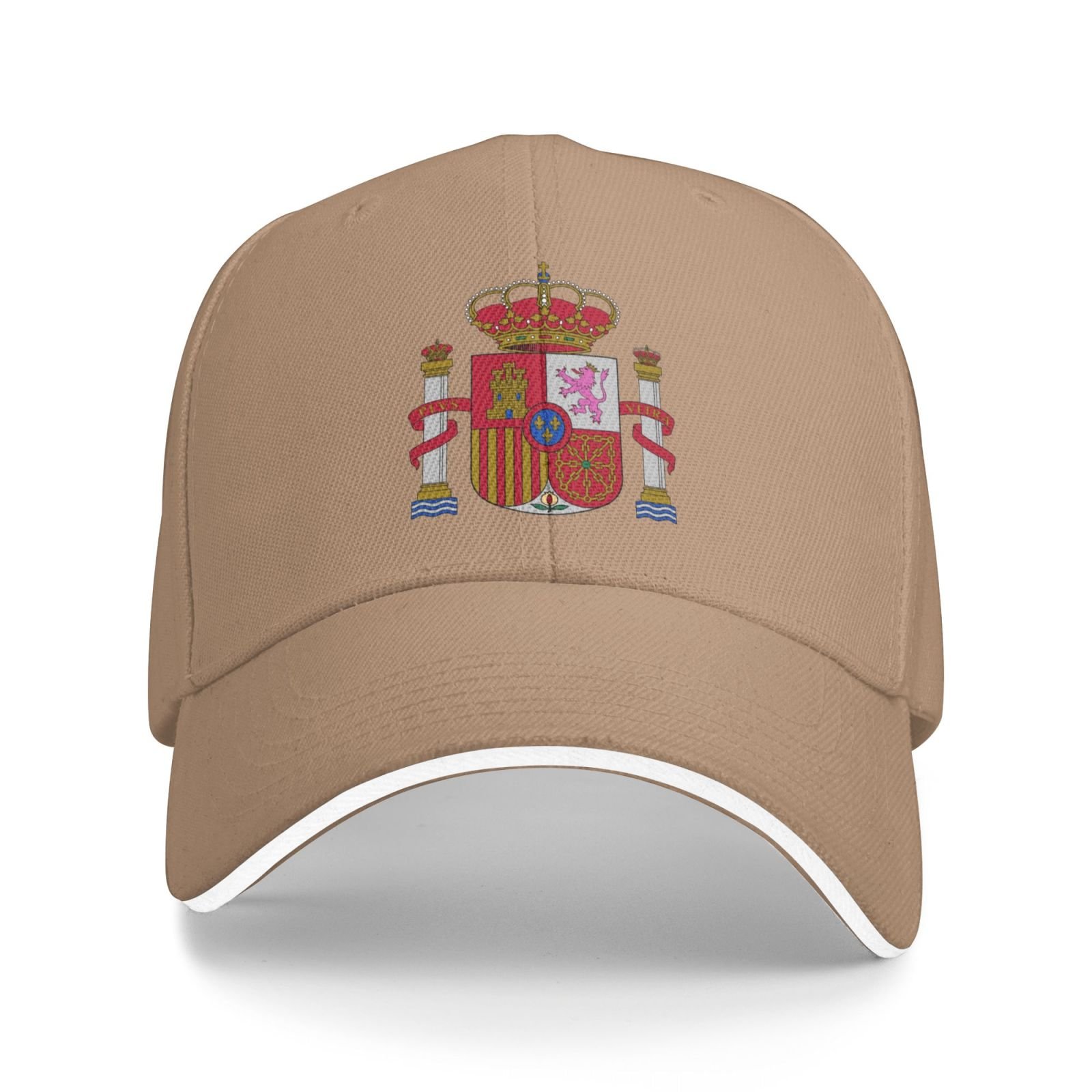 spain national emblem hat support spain coat of arms baseball cap spanish hat for women men adjustable hat