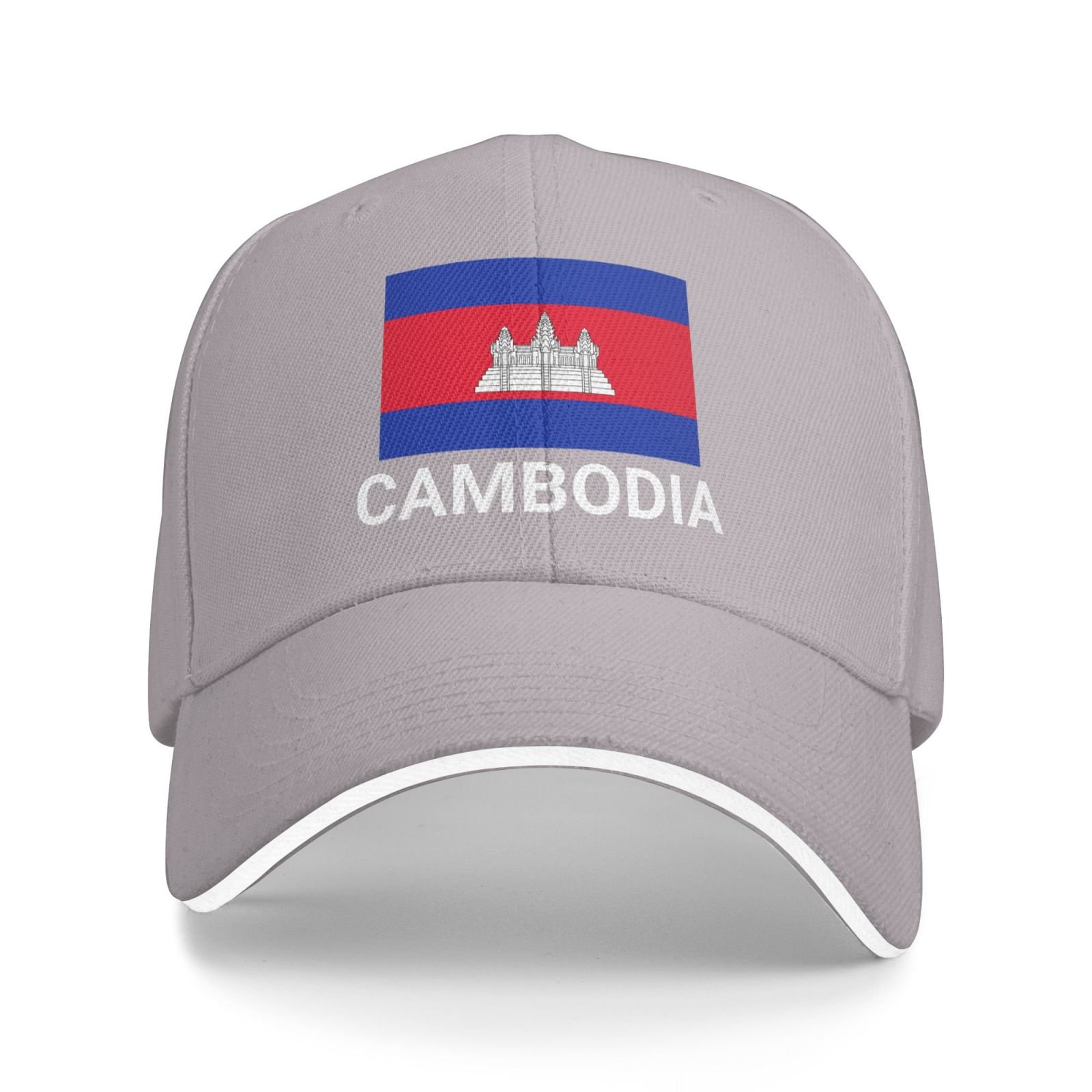 support cambodia flag hat cambodian caps for men women i stand with cambodia baseball cap trucker hat