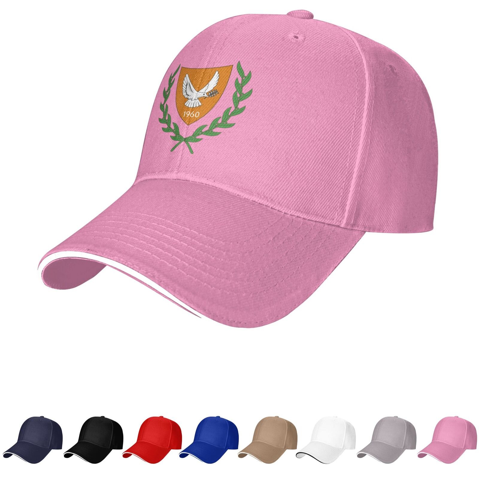 cyprus emblem hat cypriot caps for men women coat of arms of cyprus baseball cap trucker dad hat