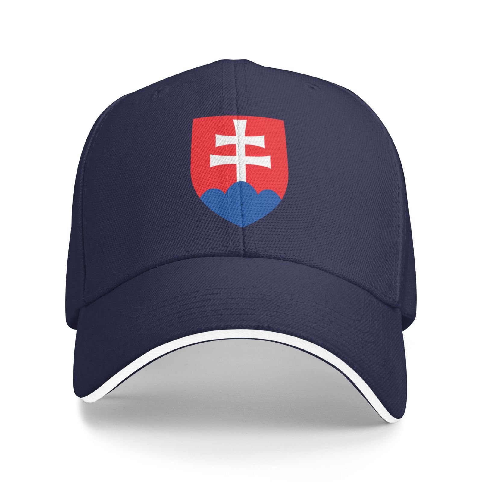slovakia national emblem hat support slovakia coat of arms baseball cap slovakian hat for women men adjustable hat