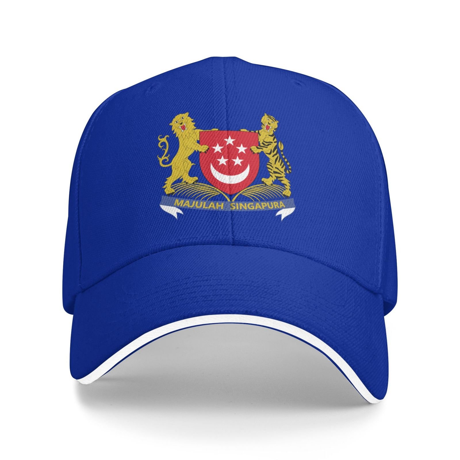 singapore national emblem hat support singapore coat of arms baseball cap singaporean hat for women men adjustable hat