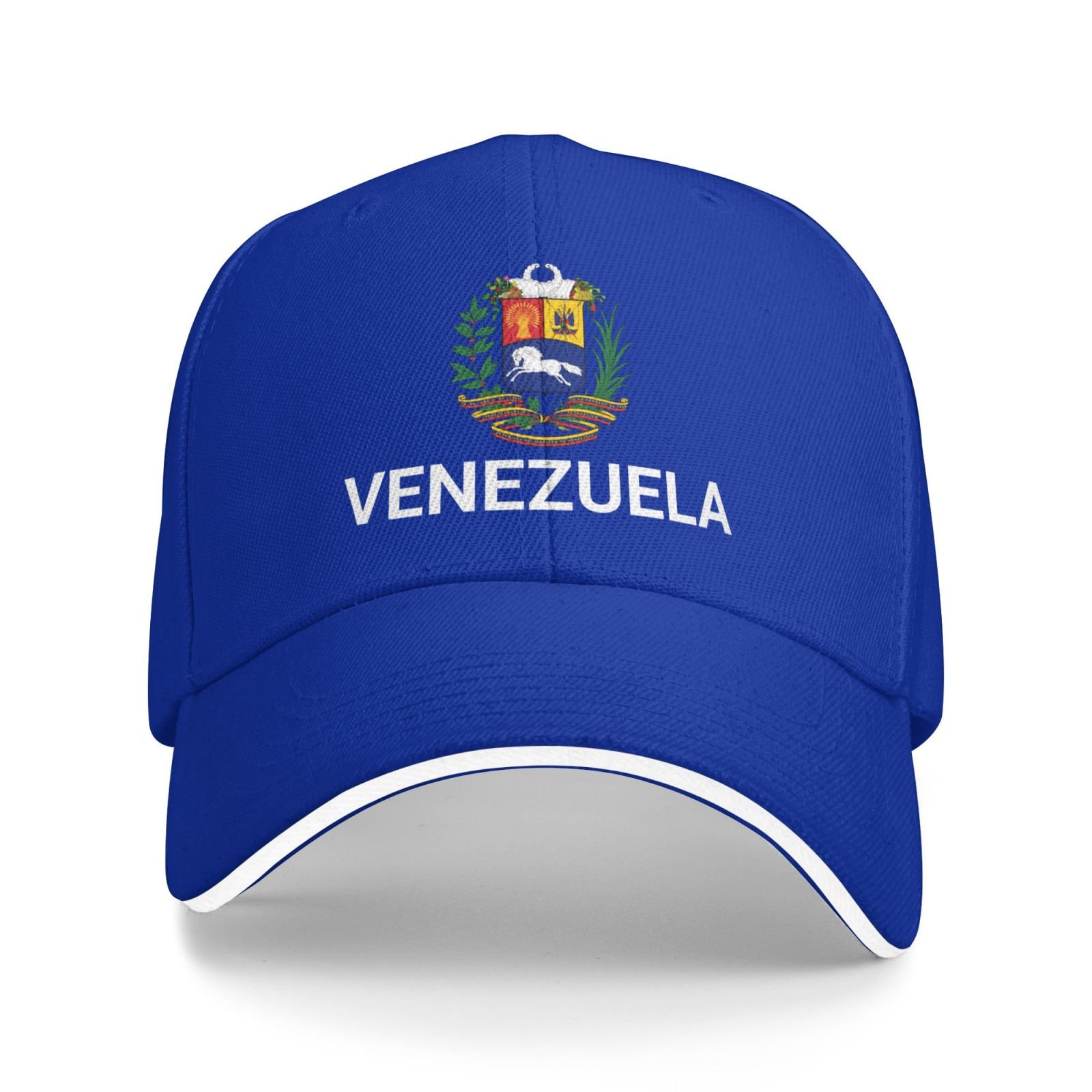 support venezuela hat venezuelan caps for men women i stand with venezuela emblem coat of arms baseball cap