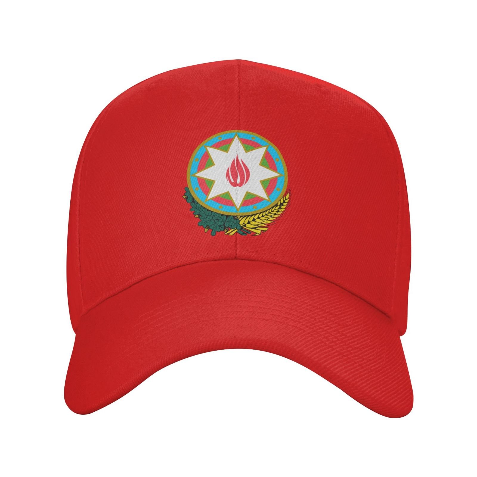 azerbaijan hat for men women coat of arms of azerbaijan baseball cap adjustable trucker dad hats