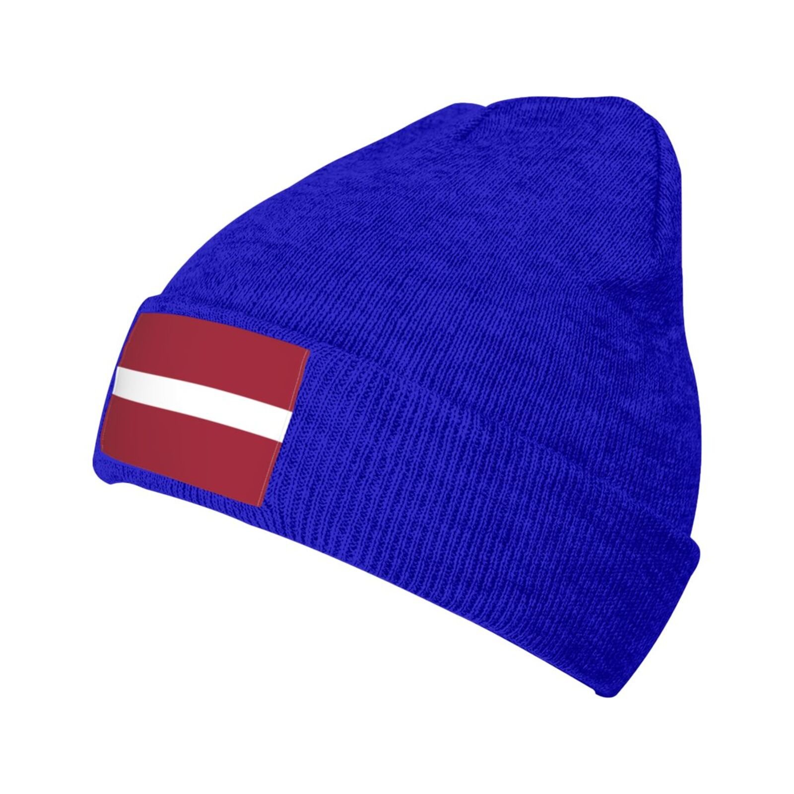 flag of latvia knit beanie hat latvia flags knitted cap for latvian winter outdoor men women