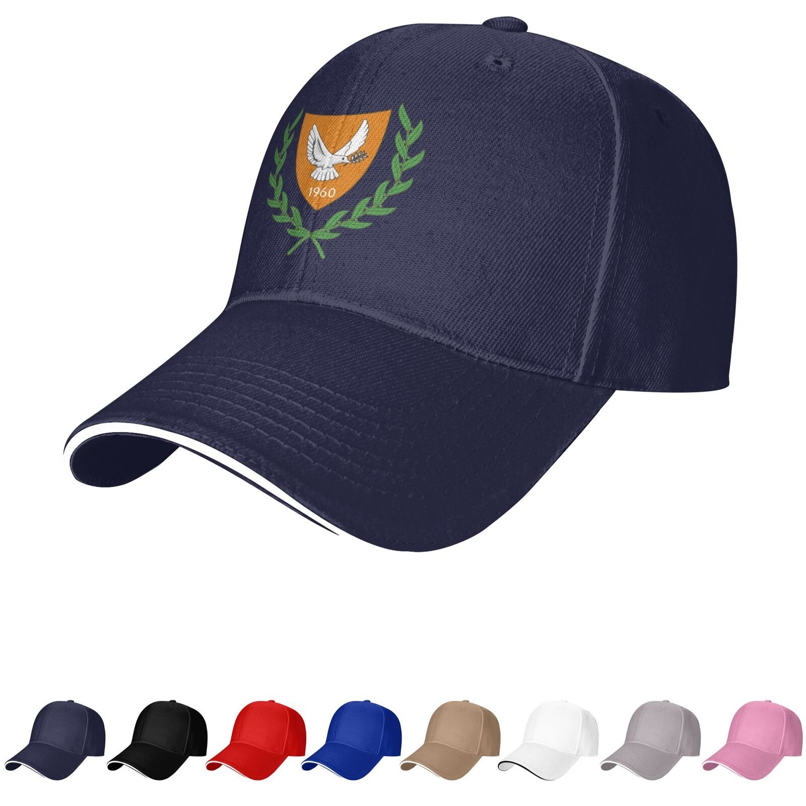 cyprus emblem hat cypriot caps for men women coat of arms of cyprus baseball cap trucker dad hat