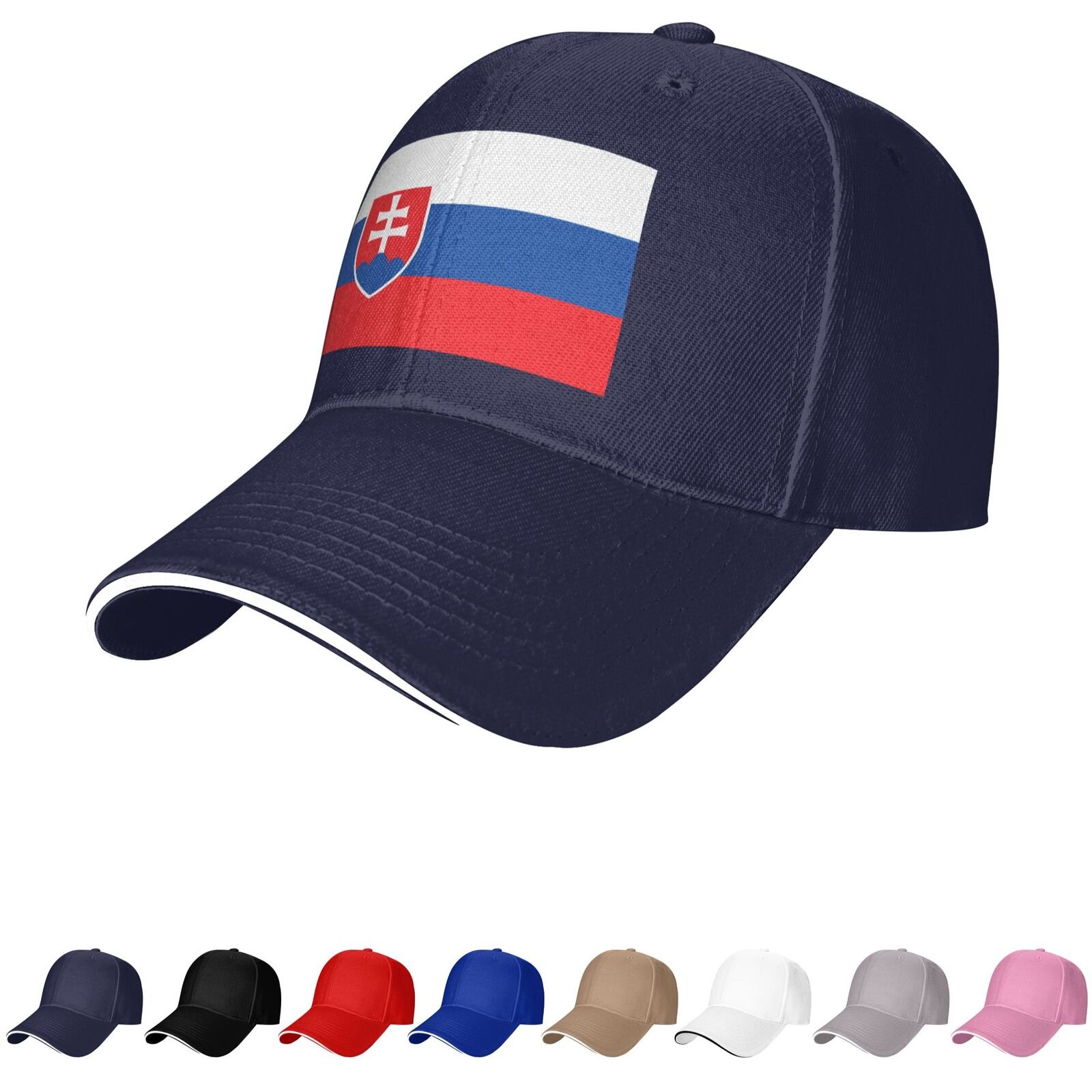 slovakia flag hat slovakian caps for men women flag of slovakia baseball cap trucker dad hat