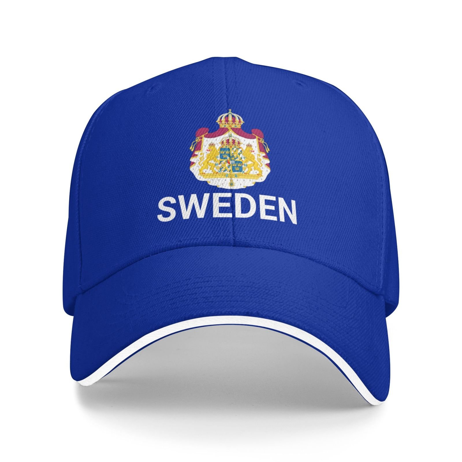 support sweden hat swedes caps for men women i stand with sweden emblem coat of arms baseball cap