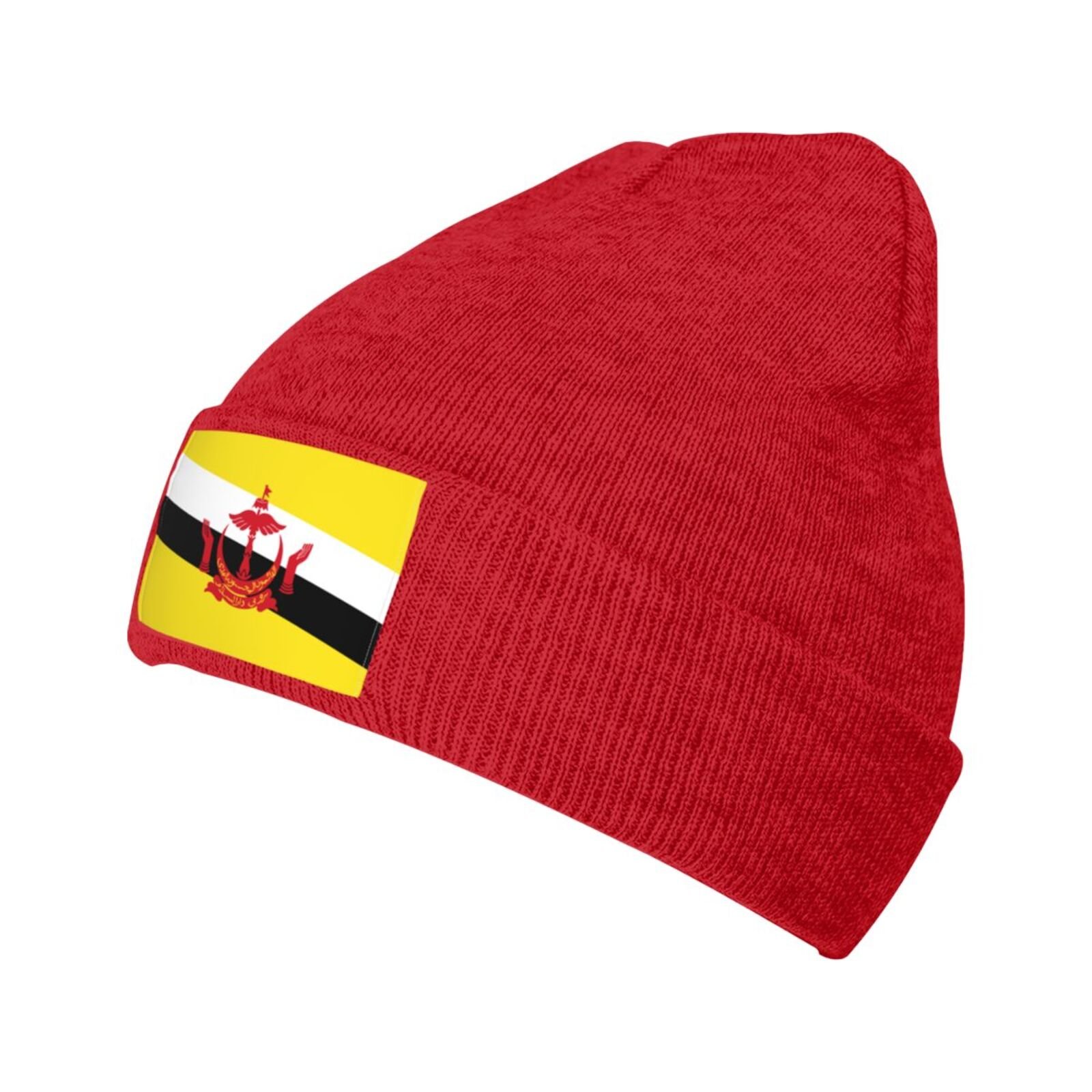 flag of brunei knit beanie hat brunei flags knitted cap for bruneian winter outdoor men women
