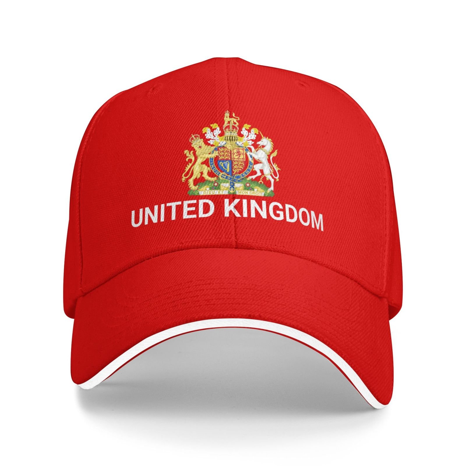 support united kingdom hat british caps for men women i stand with united kingdom emblem coat of arms baseball cap