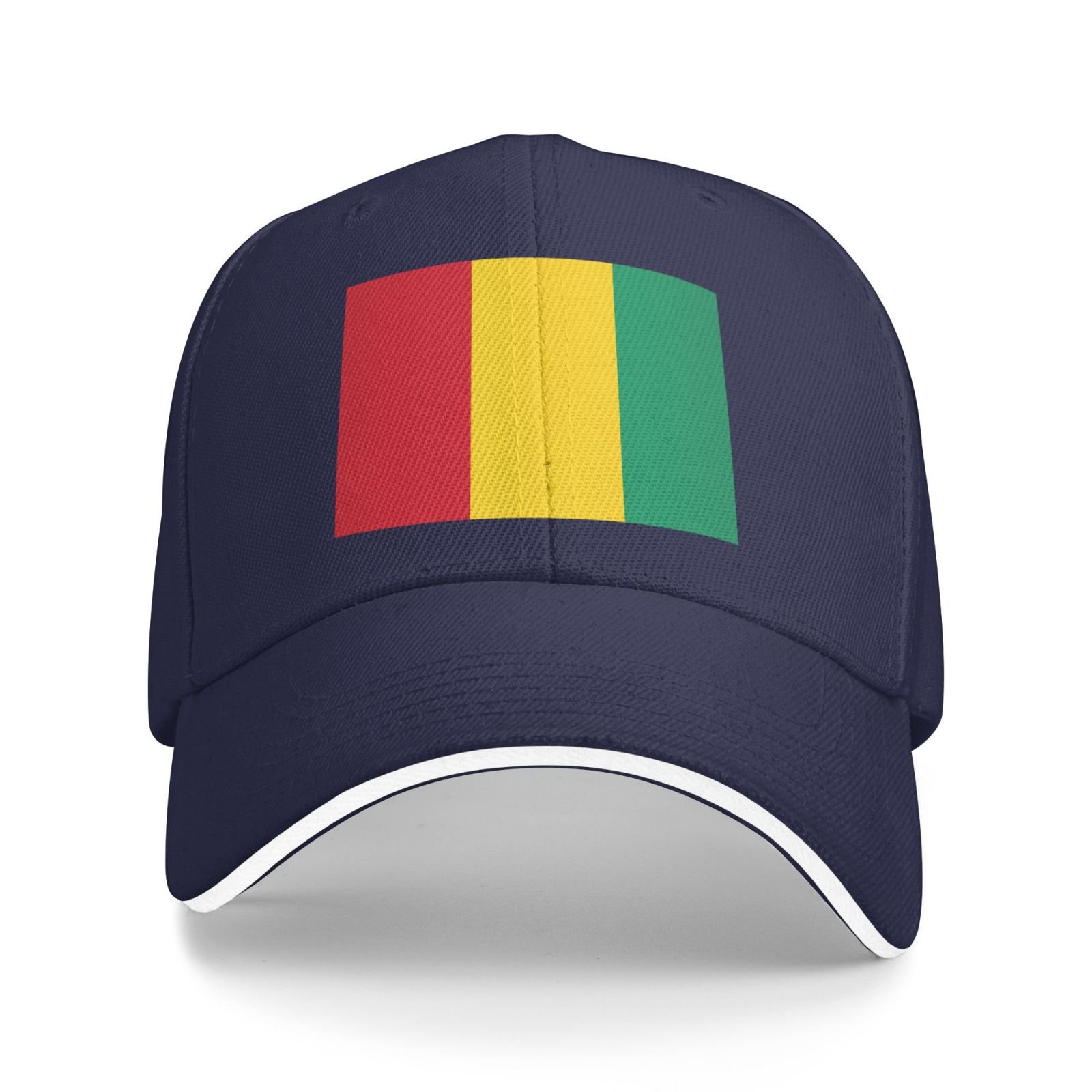 flag of guinea baseball cap stand with guinea hat support guinean trucker dad hat for men women