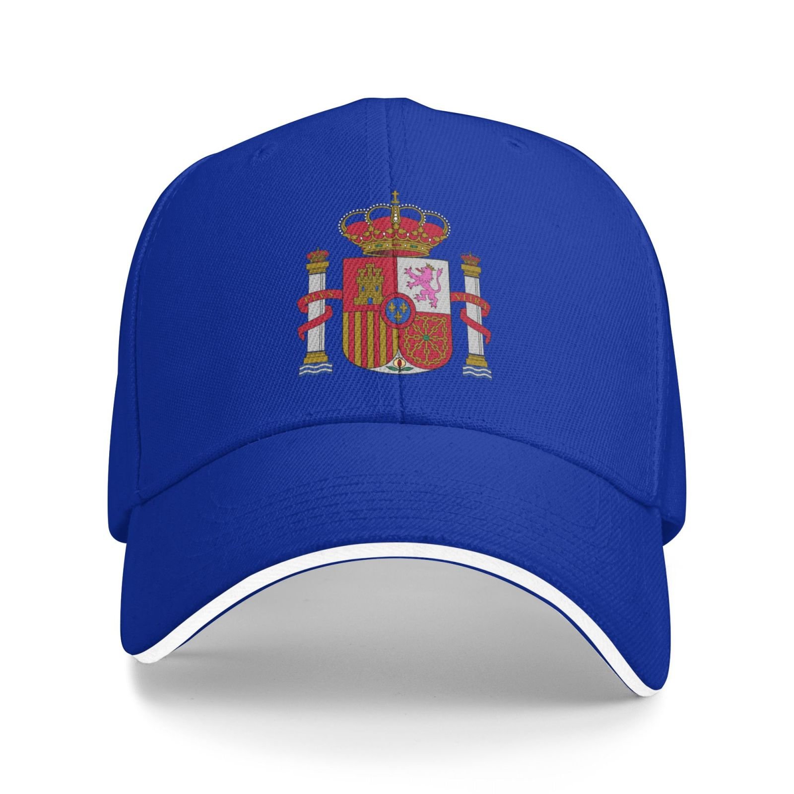 spain national emblem hat support spain coat of arms baseball cap spanish hat for women men adjustable hat