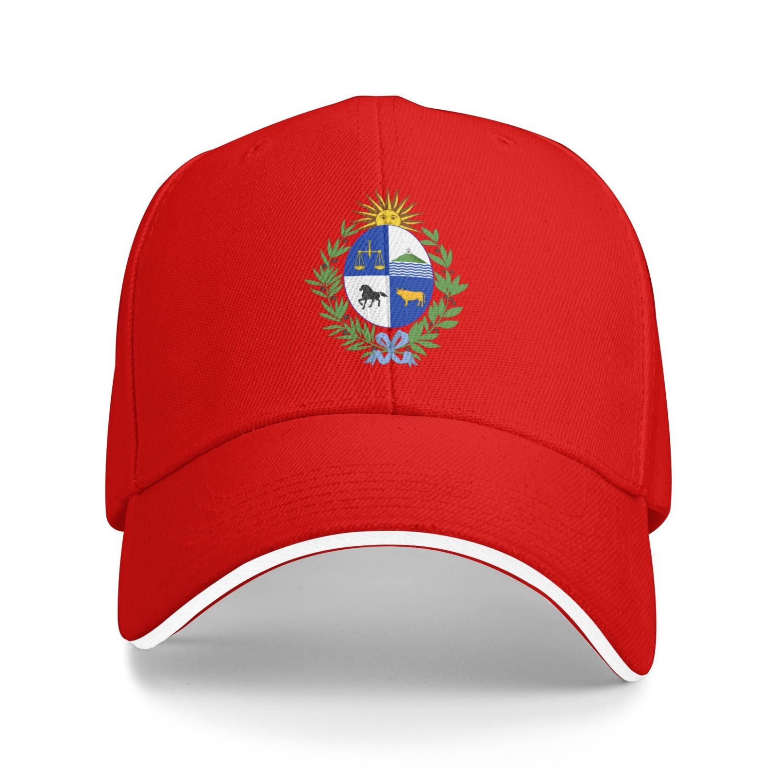uruguay national emblem hat support uruguay coat of arms baseball cap uruguayan hat for women men adjustable hat