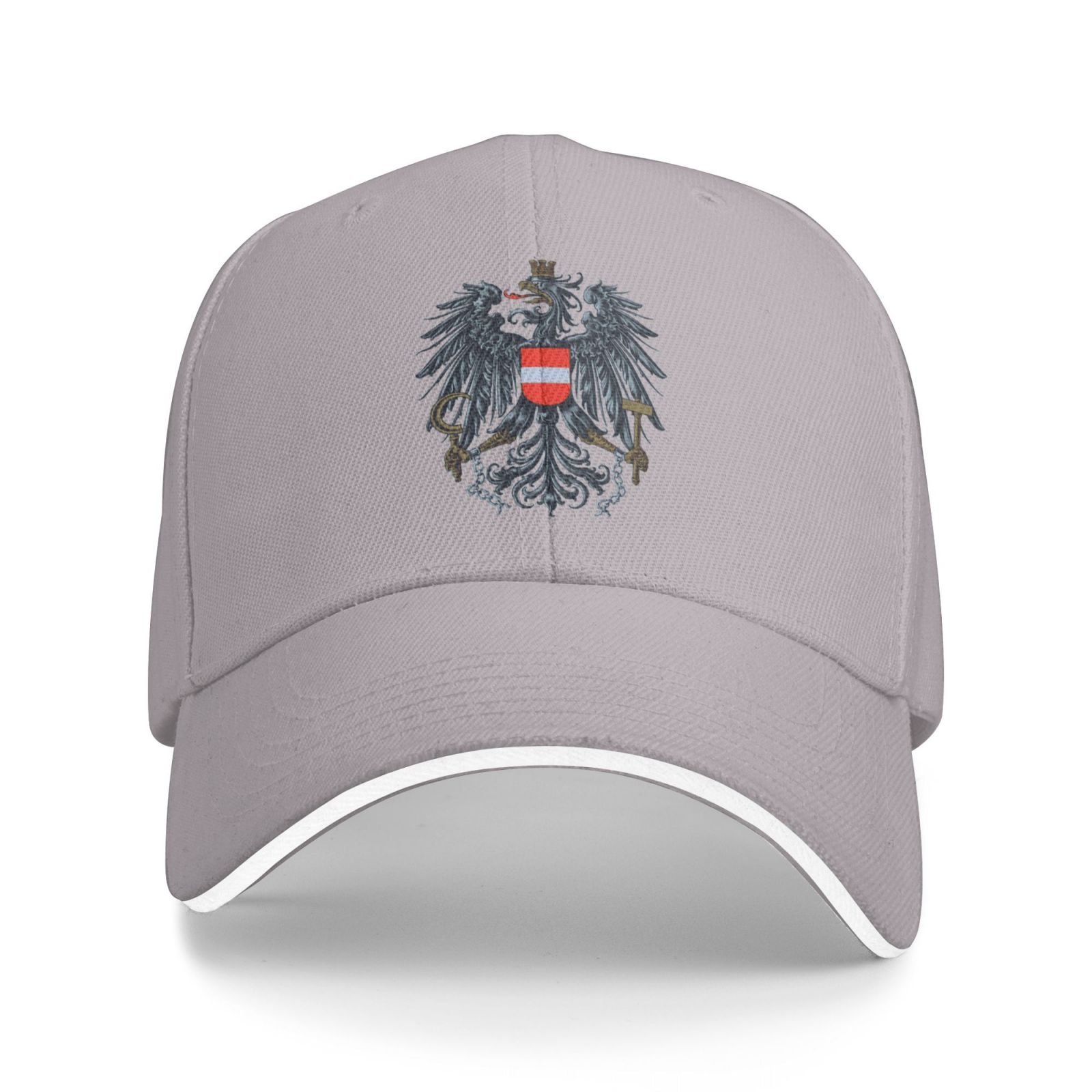 austria national emblem hat support austria coat of arms baseball cap austrian hat for women men adjustable hat