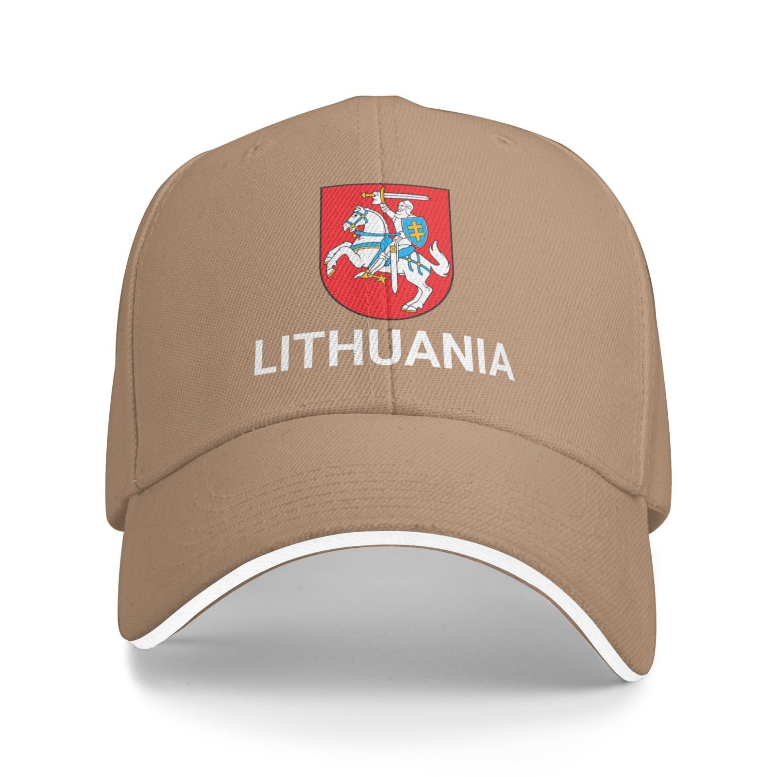 support lithuania hat lithuanian caps for men women i stand with lithuania emblem coat of arms baseball cap