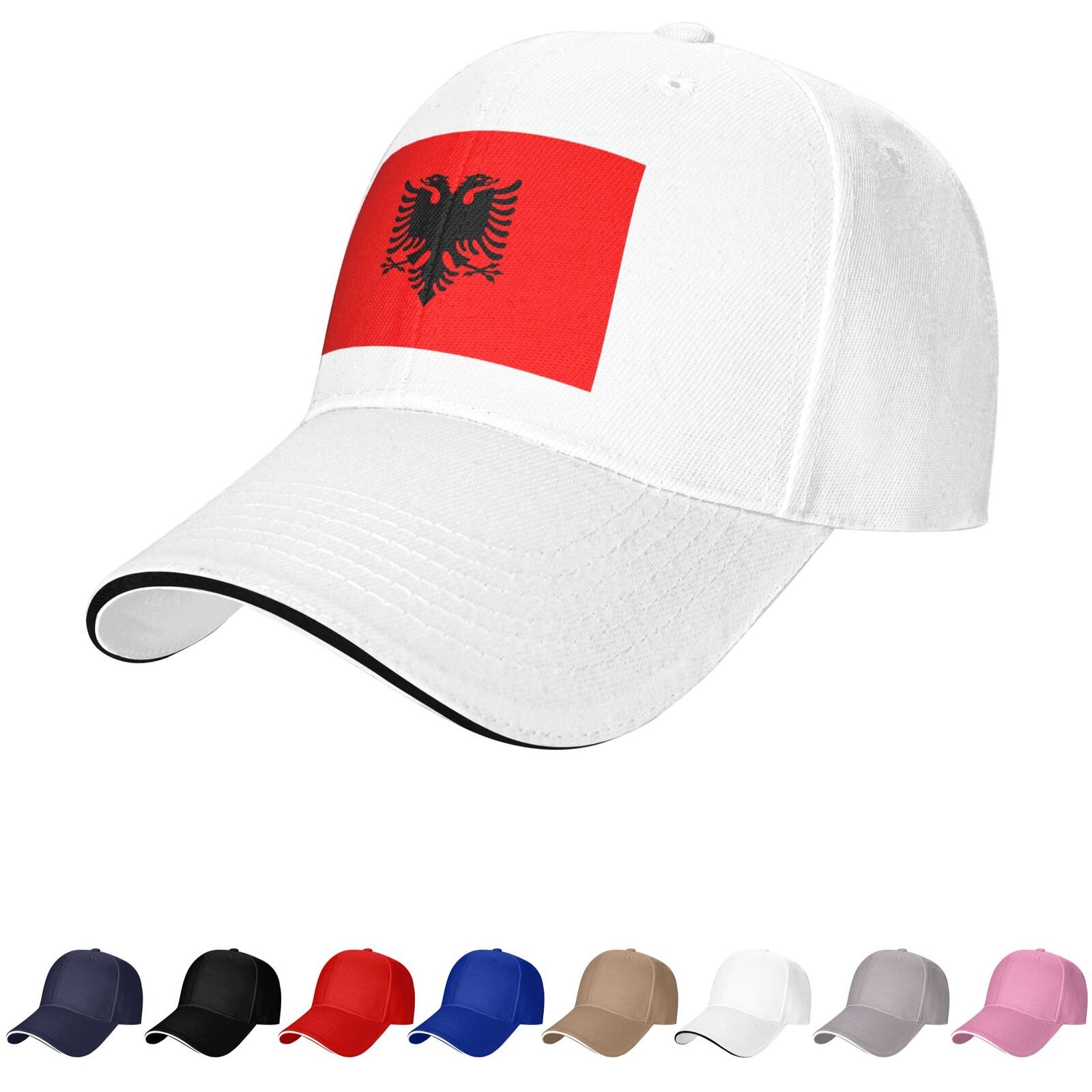 albania flag hat albanian caps for men women flag of albania baseball cap trucker dad hat