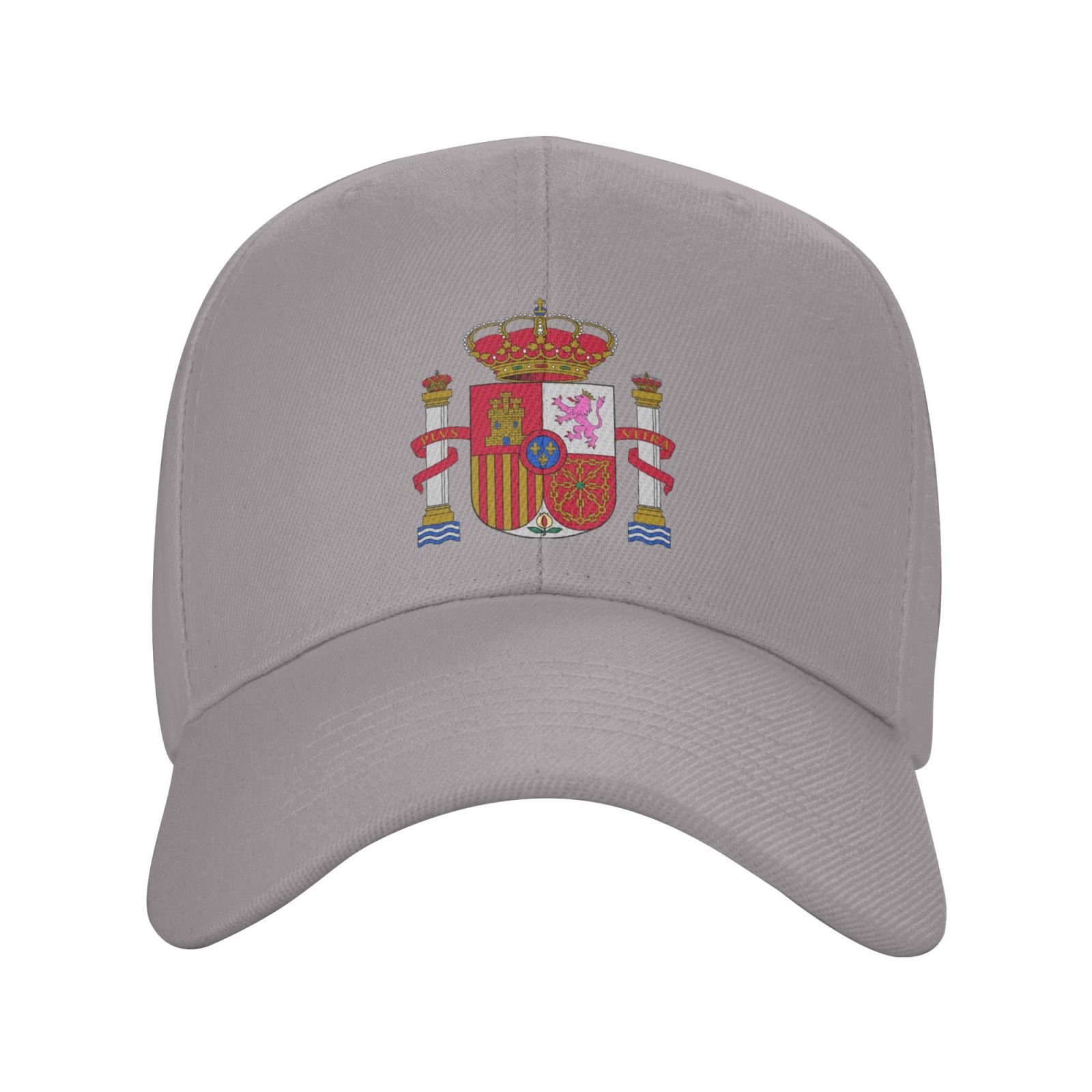 spain hat for men women coat of arms of spain baseball cap adjustable trucker dad hats