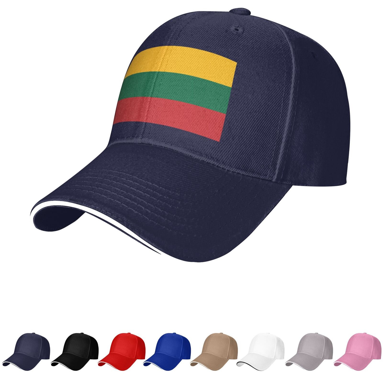 lithuania flag hat lithuanian caps for men women flag of lithuania baseball cap trucker dad hat