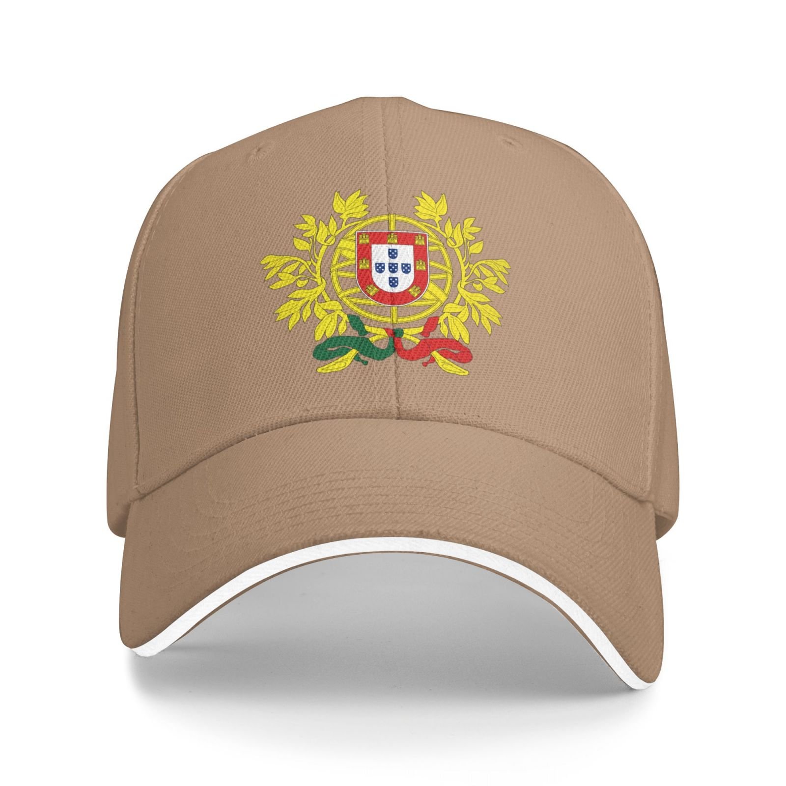 portugal national emblem hat support portugal coat of arms baseball cap portuguese hat for women men adjustable hat