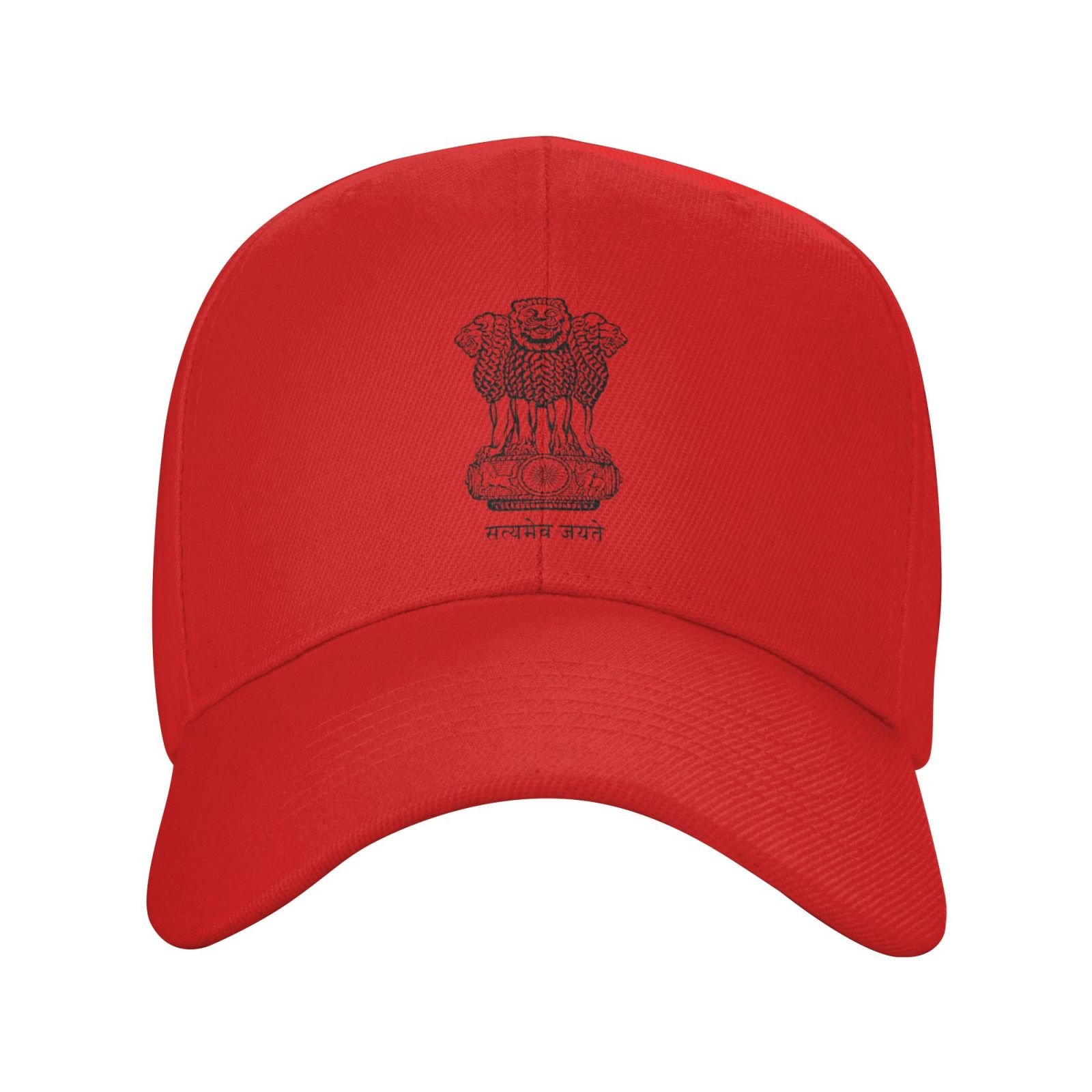 india hat for men women coat of arms of india baseball cap adjustable trucker dad hats