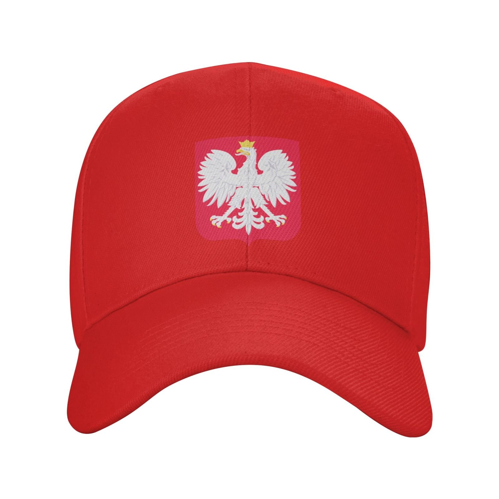 poland hat for men women coat of arms of poland baseball cap adjustable trucker dad hats