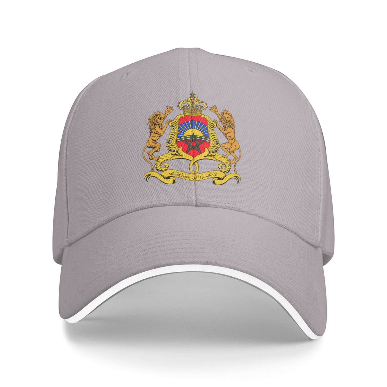 coat of arms for (morocco) baseball cap support (morocco) emblem moroccan trucker dad hat for men women