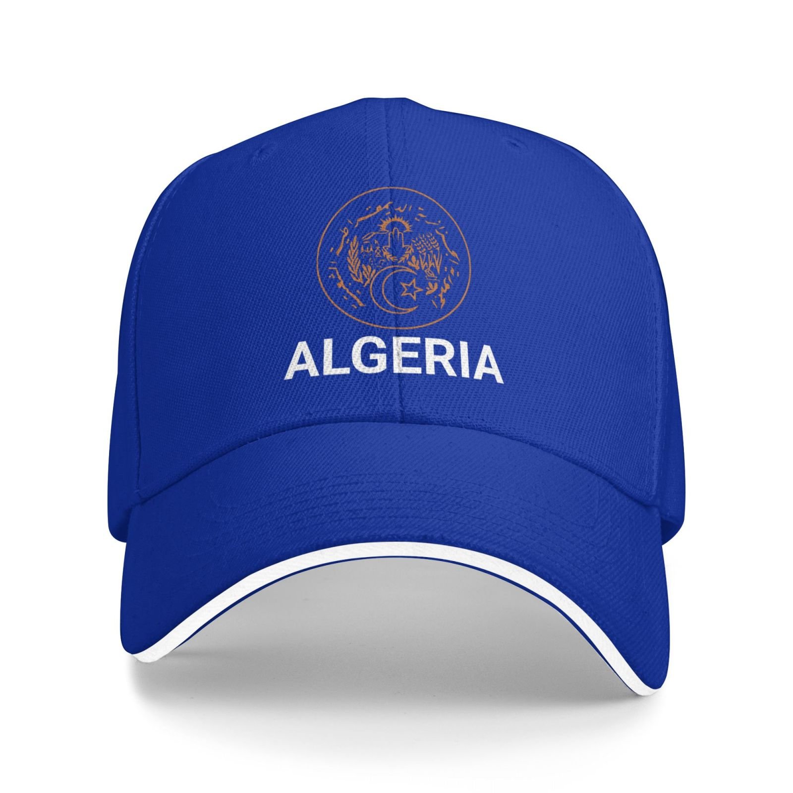 support algeria hat algerian caps for men women i stand with algeria emblem coat of arms baseball cap
