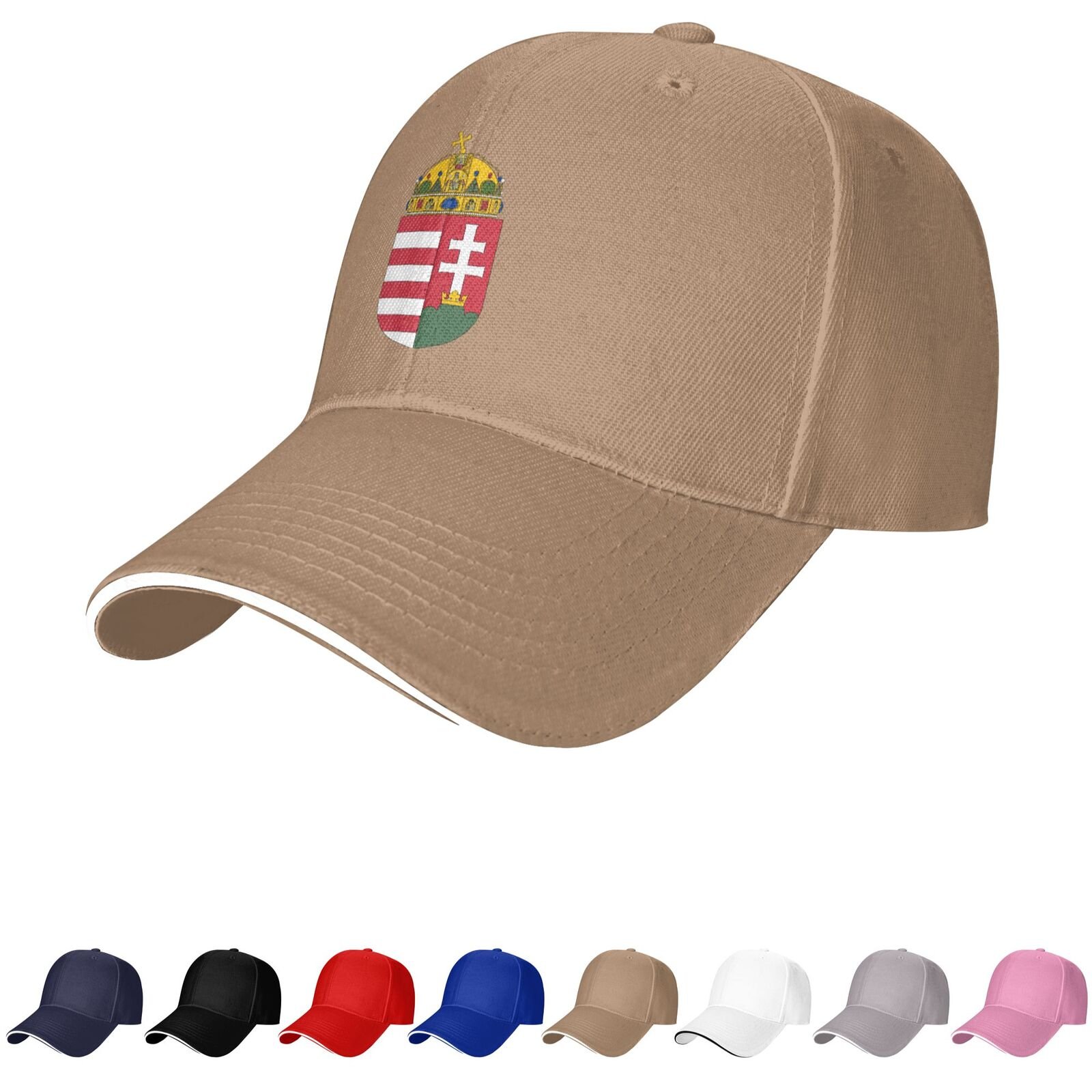 hungary emblem hat hungarian caps for men women coat of arms of hungary baseball cap trucker dad hat
