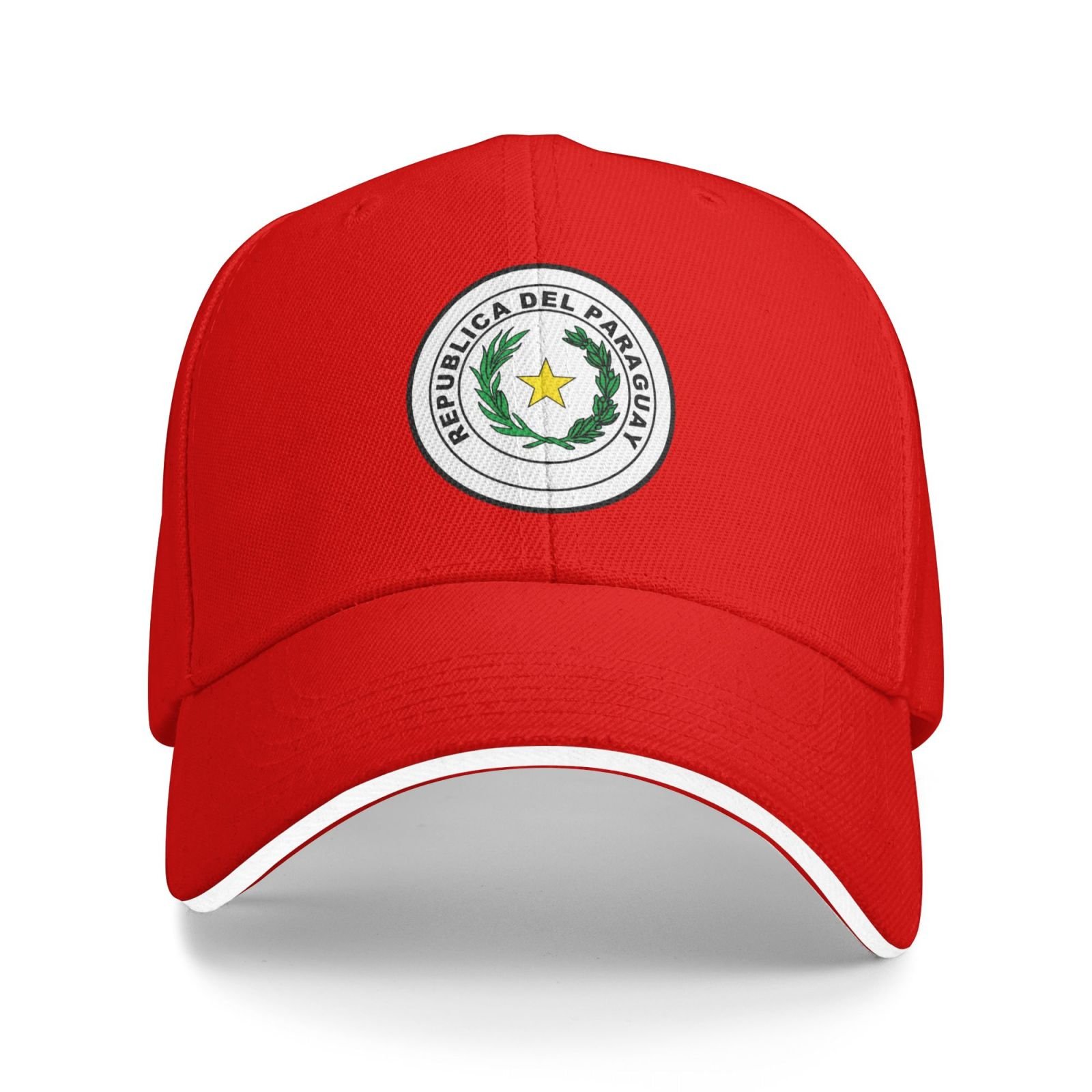paraguay national emblem hat support paraguay coat of arms baseball cap paraguayan hat for women men adjustable hat